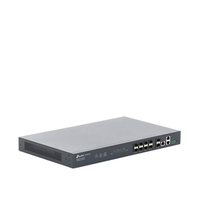 Deltra Stream - OLT de 8 Puertos GPON  / Conexión Hasta 1,024 ONUs / 1 Puerto Gigabit RJ45 Uplink / 2 Puertos SFP+ 10GbE Uplink / Fuentes Redundantes AC-AC (incluidas) /  Administración desde la Nube Sin Costo (DPMS)