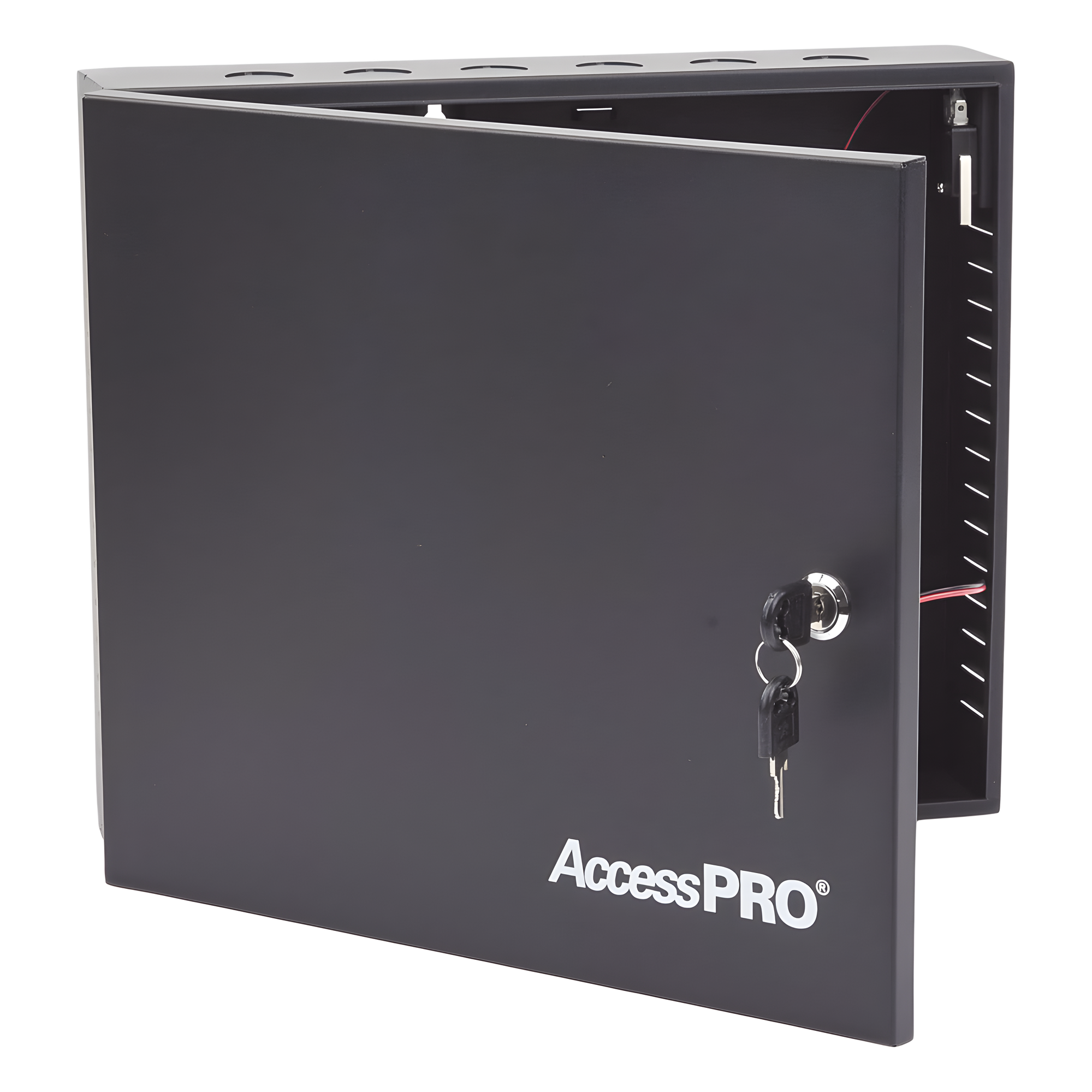 Controlador de Acceso / 4 Puertas / Biometría Integrada / 3,000 Huellas / Compatible con Sistemas de Elevadores (10 Pisos) / Incluye Gabinete y Fuente de Alimentación 12Vcc/5A 