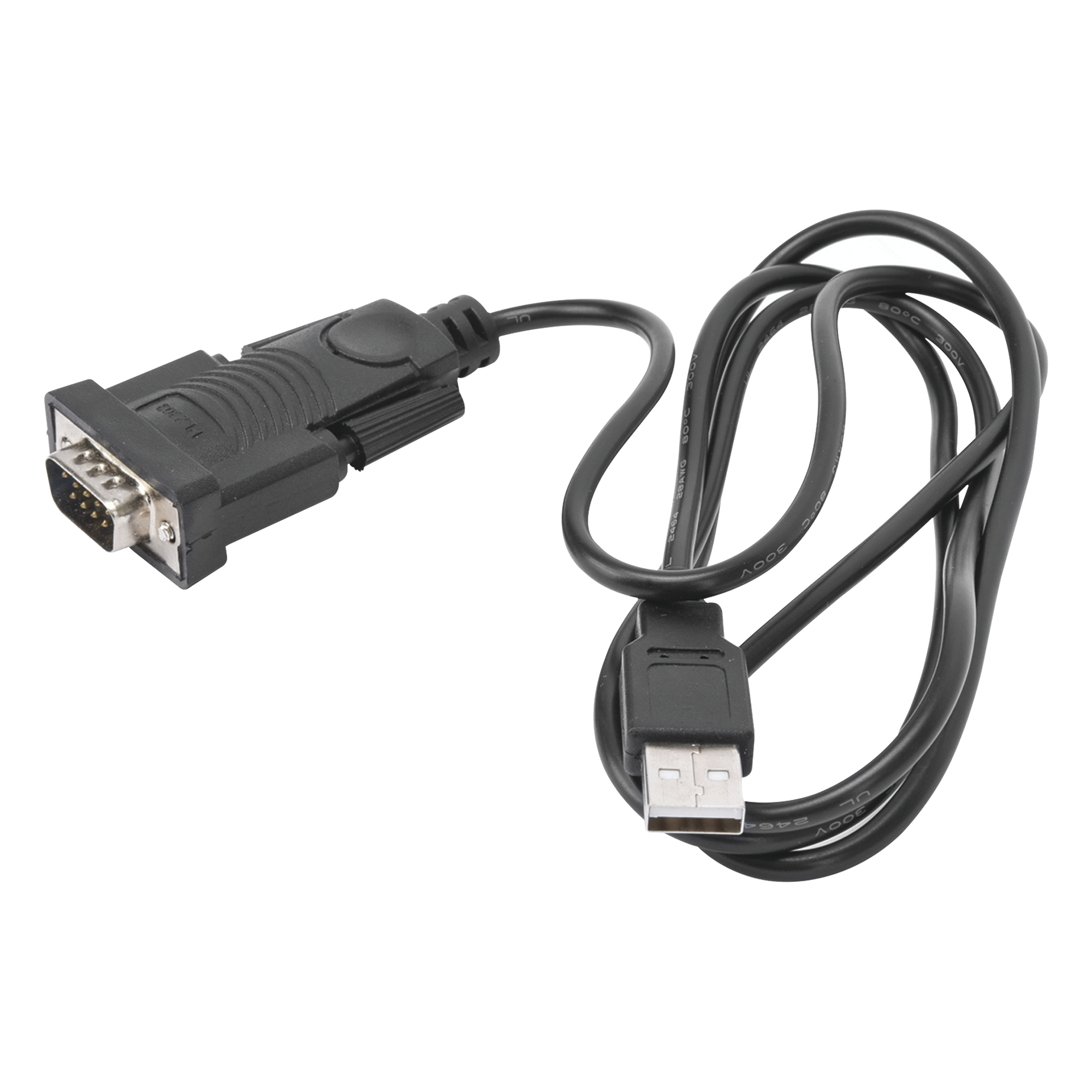 Convertidor USB a Serial / DB9 / 230 Kbps / Cable 1.5 m (4.9 ft) / Plug and Play / Windows 7 a 11