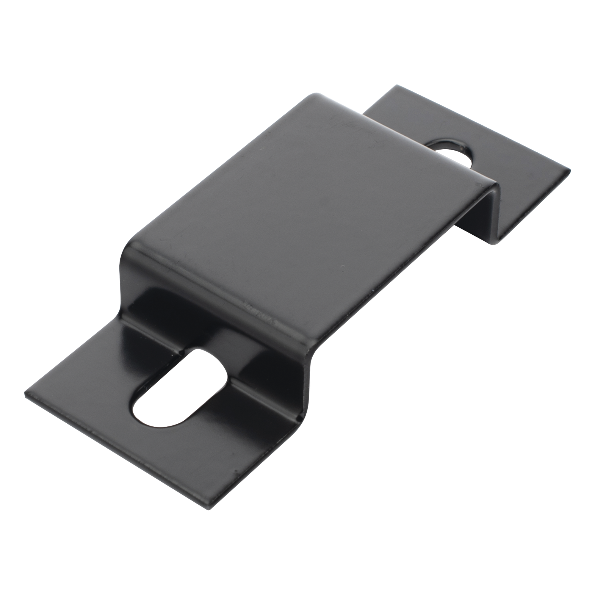 Abrazadera Tipo Omega / Acero al Carbón / Recubrimiento Epóxico / 1.5" Peralte / 12" Ancho / Interior y Exterior Industrial — CHAROFIL · SKU CH-OFTB-EP