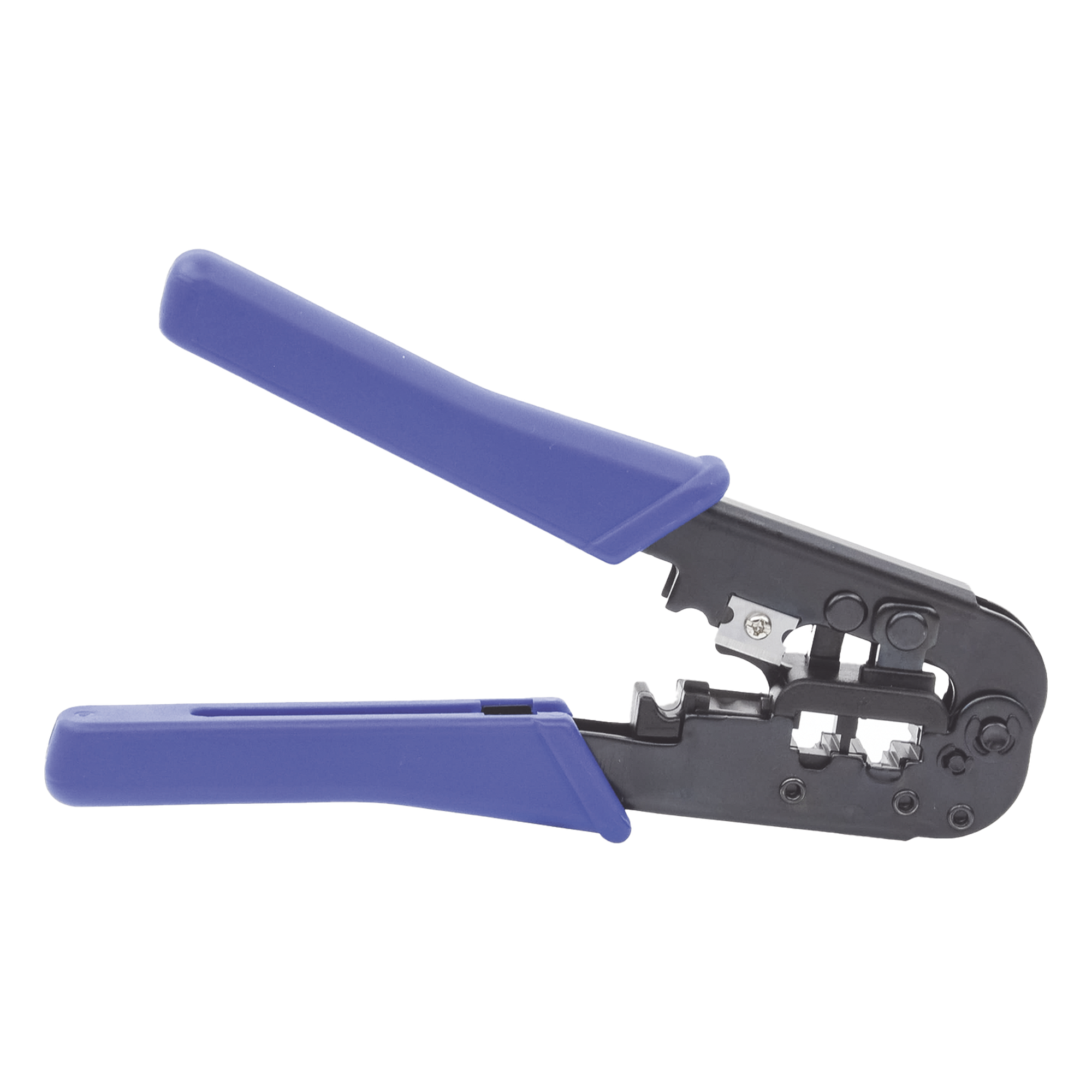 Pinzas para Terminación de Conectores / RJ45/RJ11/RJ12 / Cable UTP Cat5/Cat5e / Diseño Ergonómico / Cable Telefónico Plano — TEMPO · SKU PA70005