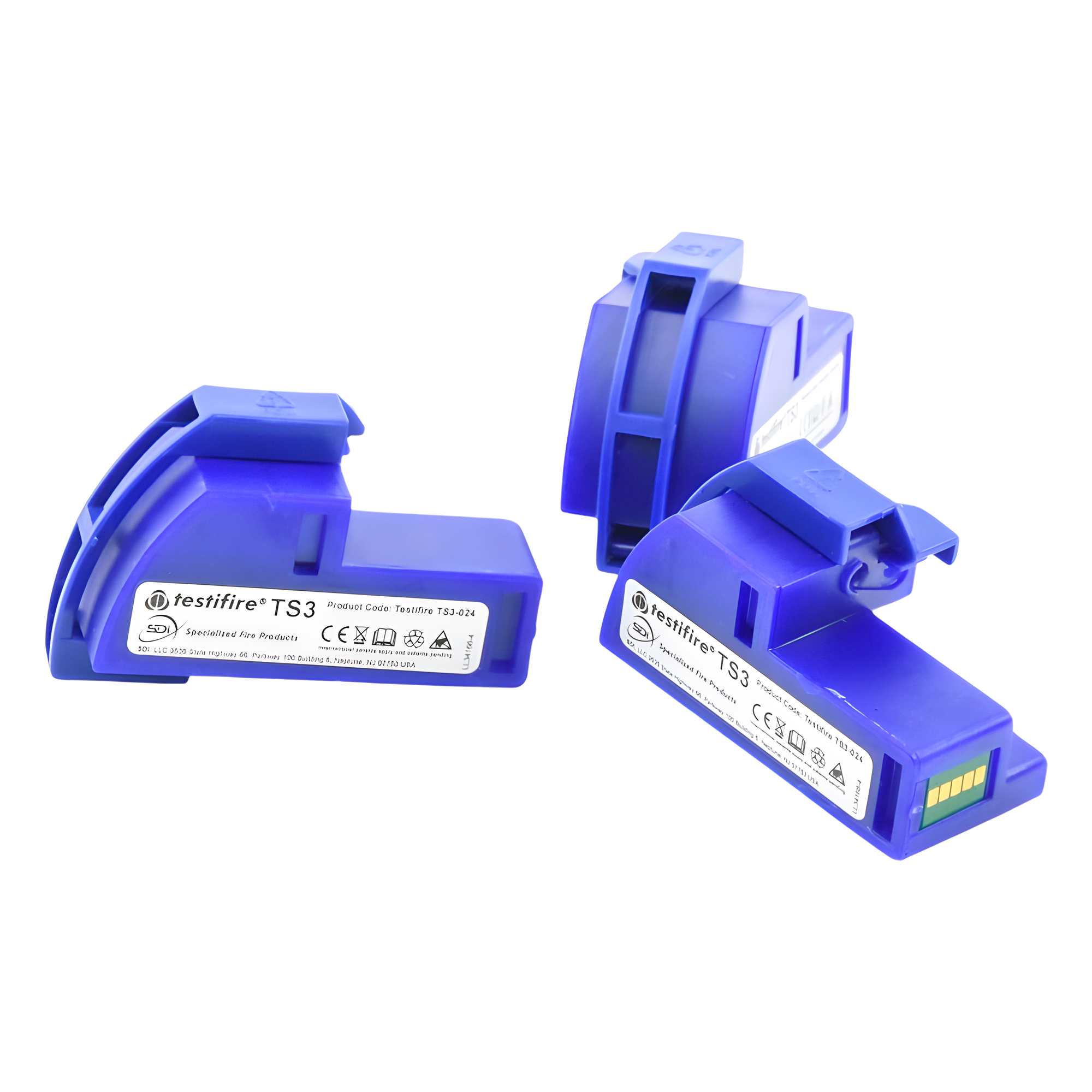 Cápsula de Humo Sintético / Paquete de 3 Piezas / Compatible con Testifire TF1001, TF-2001, TF-2851-KIT / Uso Múltiple / Prueba Simultánea de Humo, Calor y CO