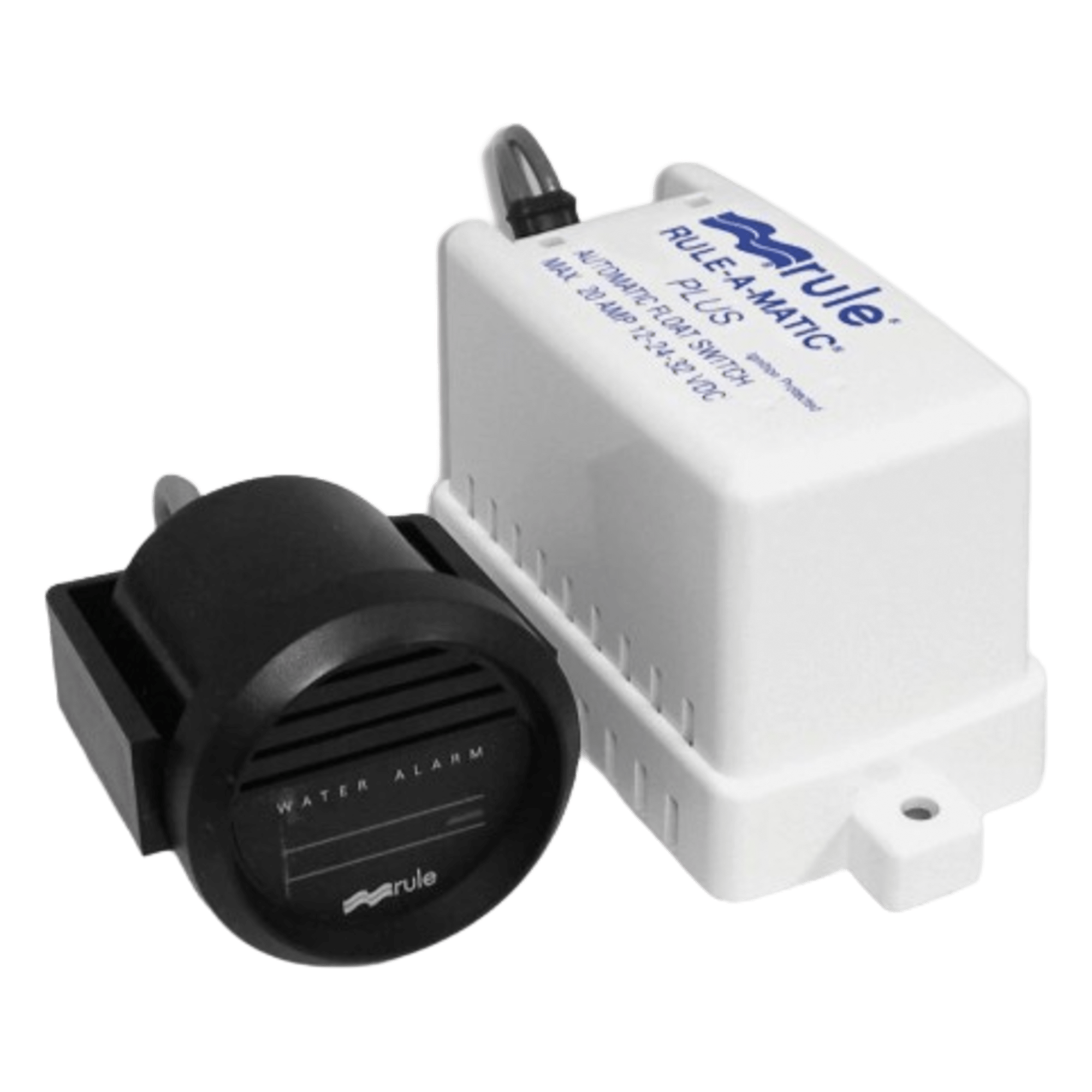 Alarma de Agua Alta para Sentina / Interruptor Patentado / Cable Marino 14 AWG 28" (71.1 cm) / Libre de Mercurio / Sellos Herméticos / Resistente a Abrasión — RULE · SKU 33ALA