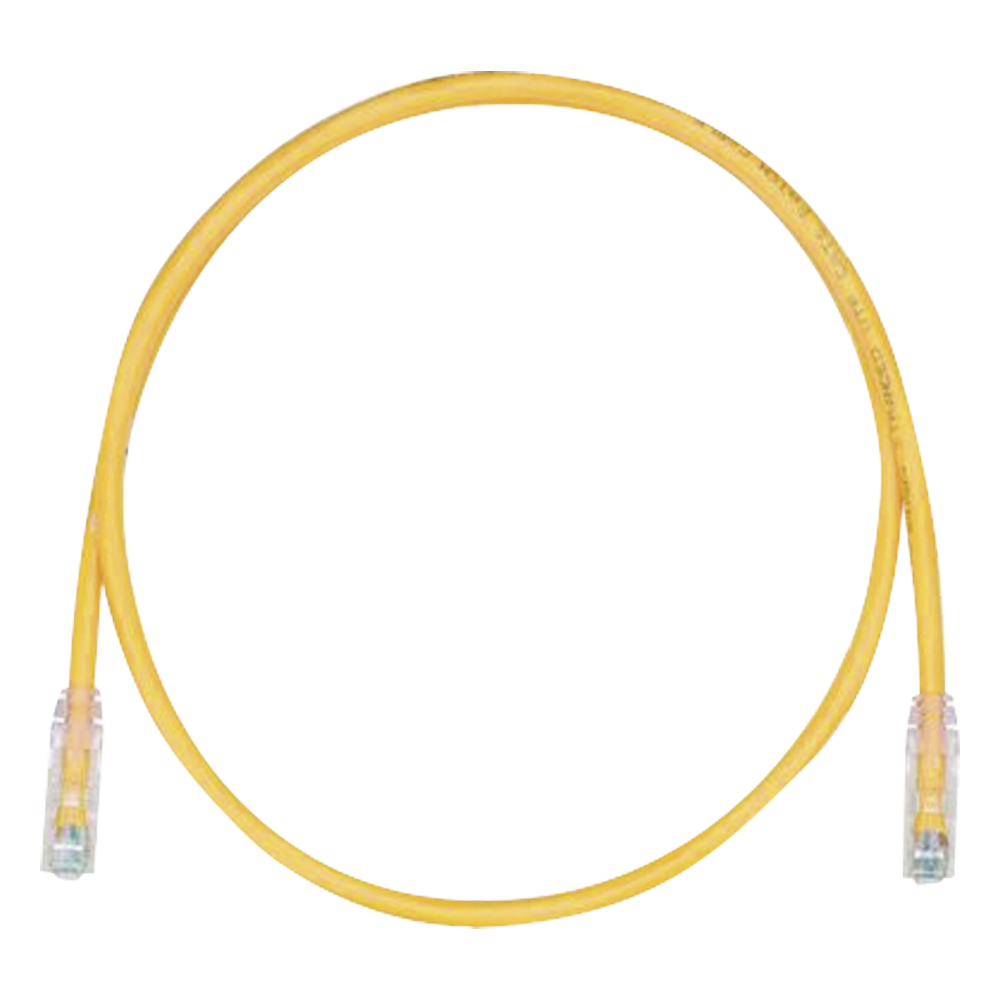 Cable de Parcheo UTP Cat6 / 24 AWG / CM / 3.05 m (10 ft) / T568A-B / 50μm Oro — PANDUIT · SKU UTPSP10YLY