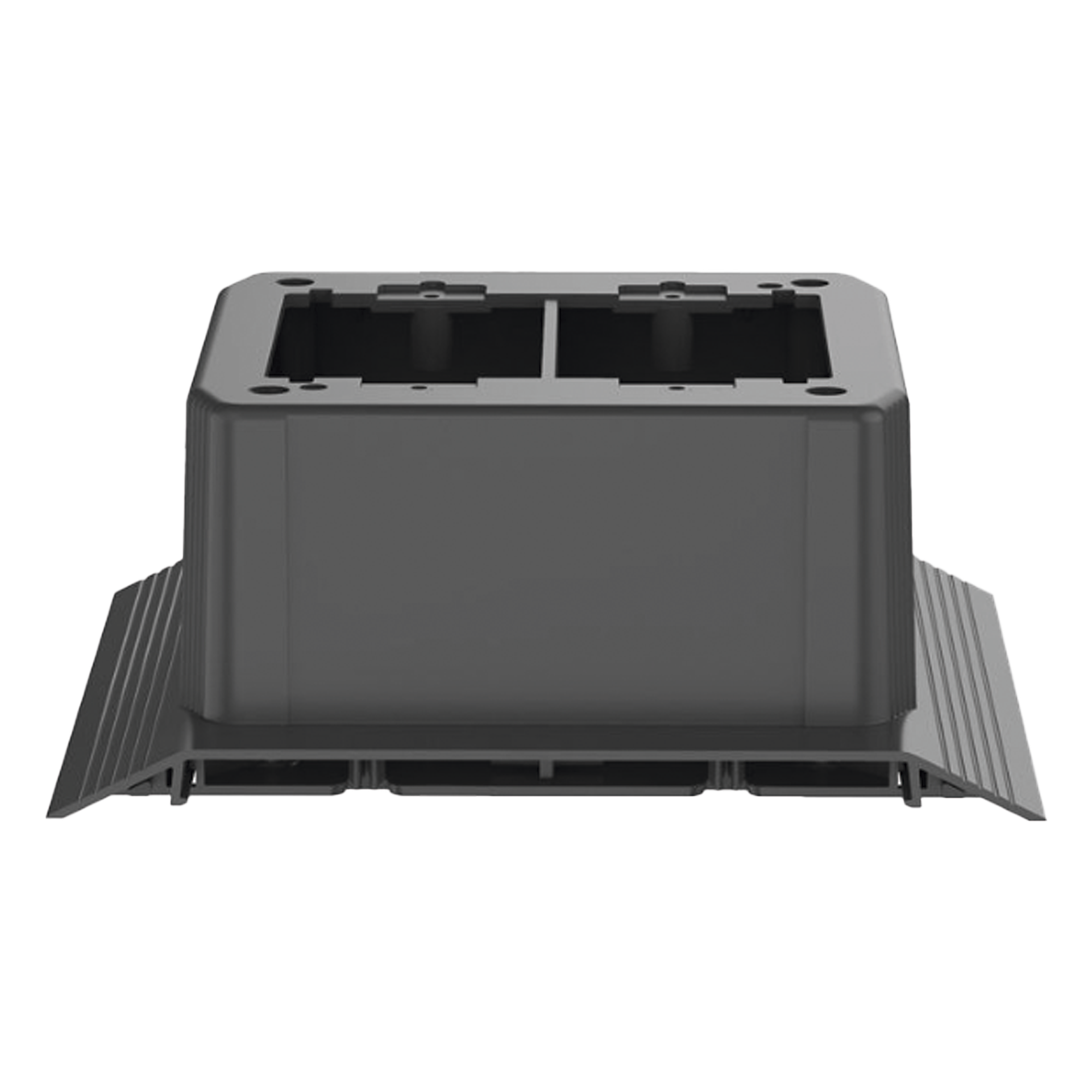 Caja de Conexión de Piso / 4 Vías / Carga 907 kg / PVC Rígido / ADA / 165.1x176.1x69.7 mm — PANDUIT · SKU AFR4JB2SBL
