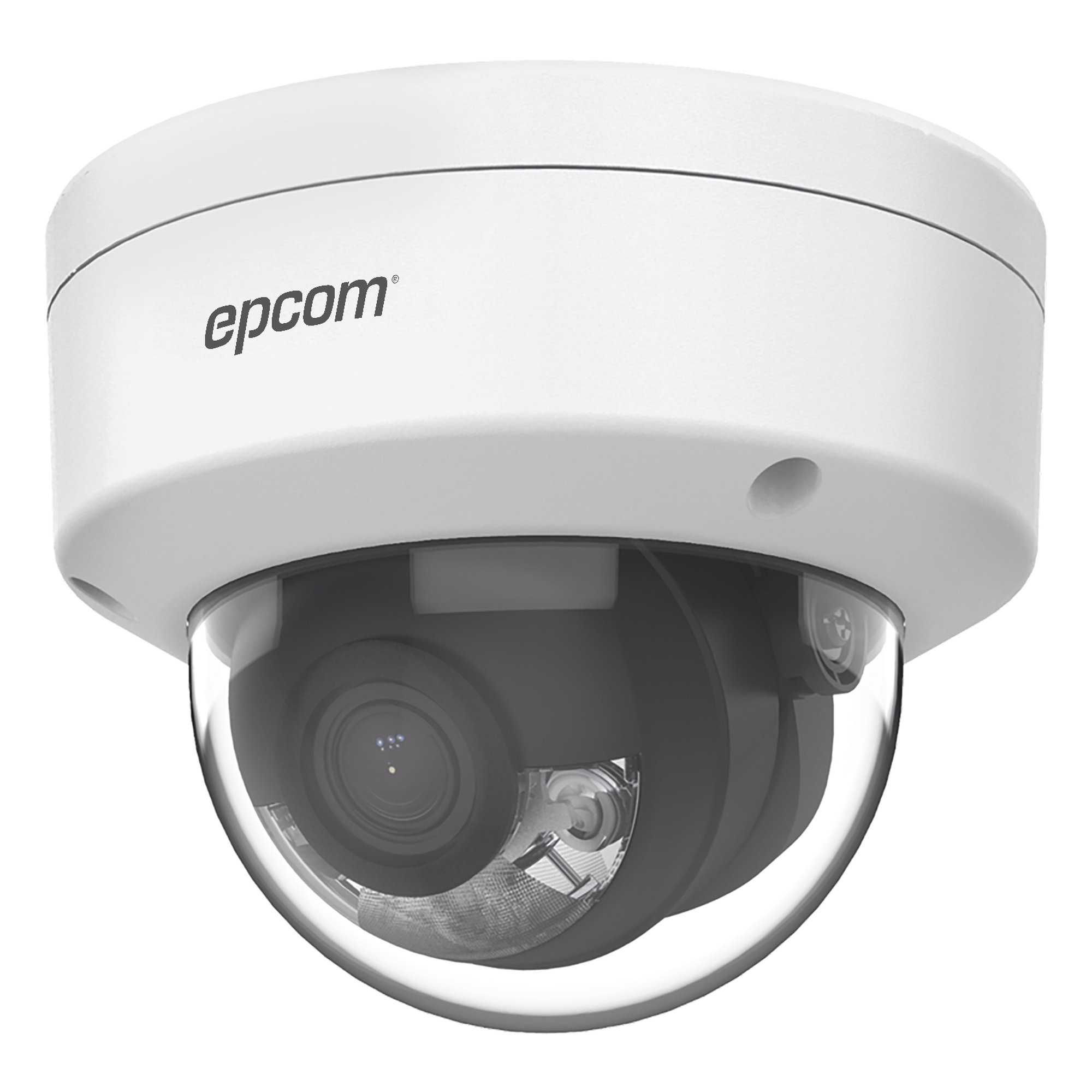 Domo IP / 4 MP / Lente 2.8 mm / ColorVu / AcuSense / PoE / H.265+ / IP67 / IK08 / WDR 120 dB / Luz blanca 30 m (98 ft) — EPCOM · SKU XD-14CSL