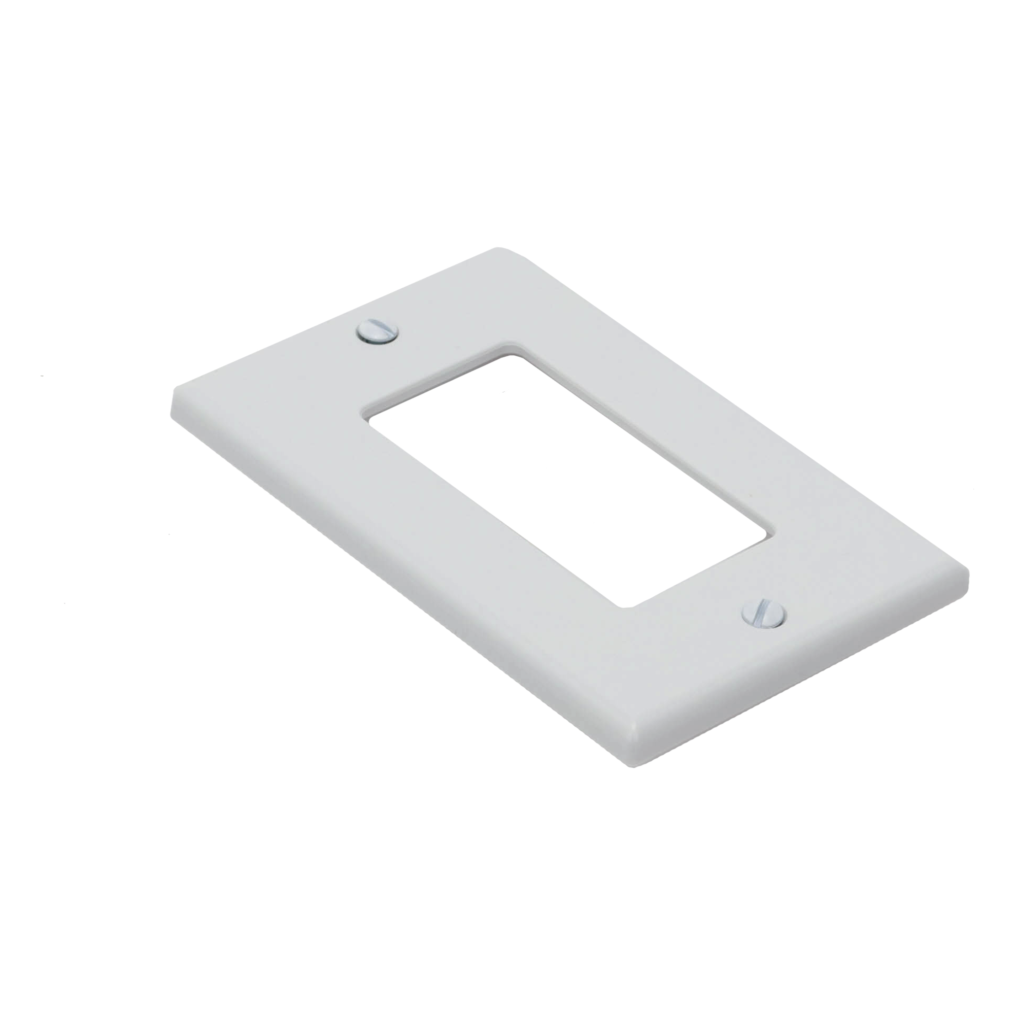 Tapa para Contacto Rectangular Color Blanco.
