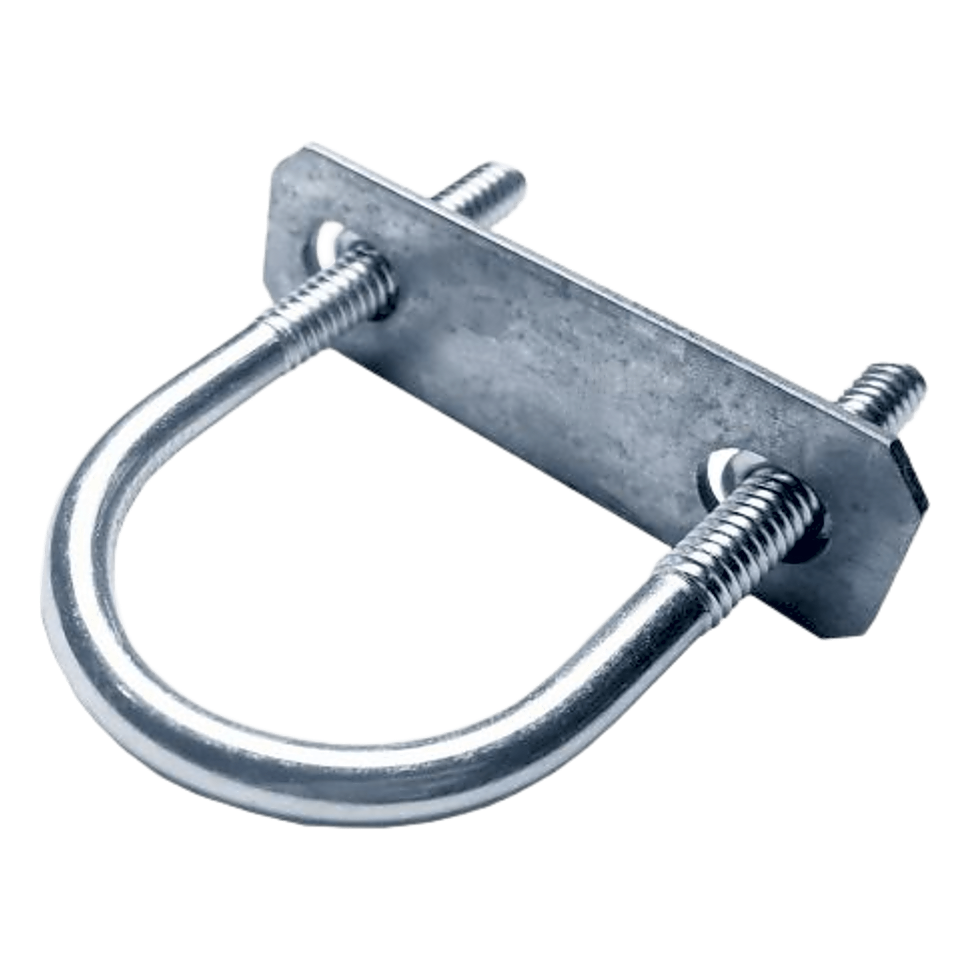 Abrazadera Roscada Tipo U / 38 mm (1 1/2 in) / Cuerda 1/4" / Acero Galvanizado / Tuberías hasta 120 mm — ANCLO · SKU ANC-U120112