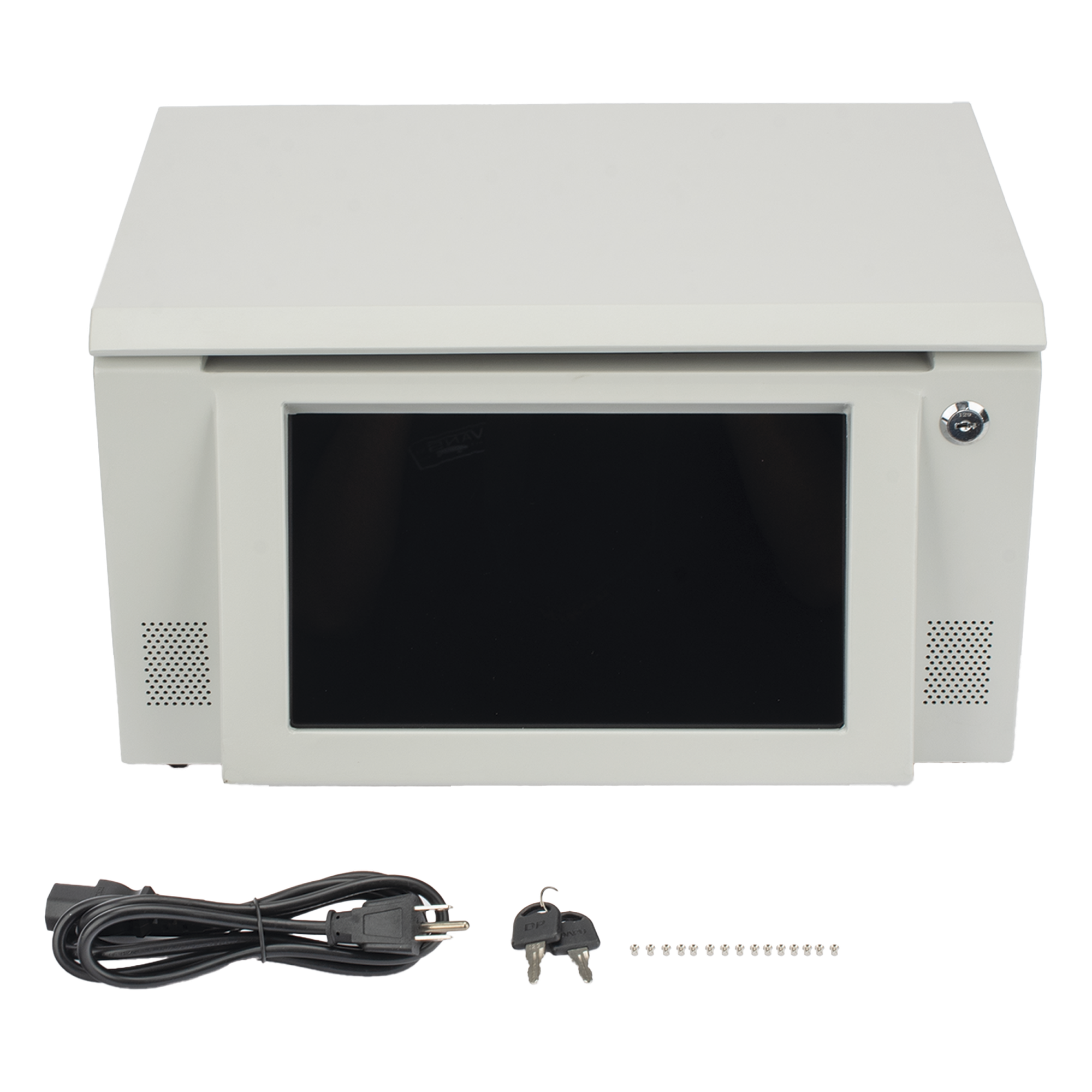 Estación de Descarga para Body Cam / 8 Puertos / Pantalla Táctil 10 Pulgadas / Ethernet 1000 Mbps / Almacenamiento 36 TB / Android Integrado