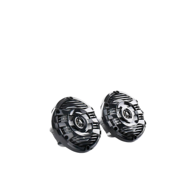 Par de Altavoz Marino de 6.5" / 2 Vías / 4 Ohm / 50W RMS / PP Resistente al Agua / Rejilla UV 