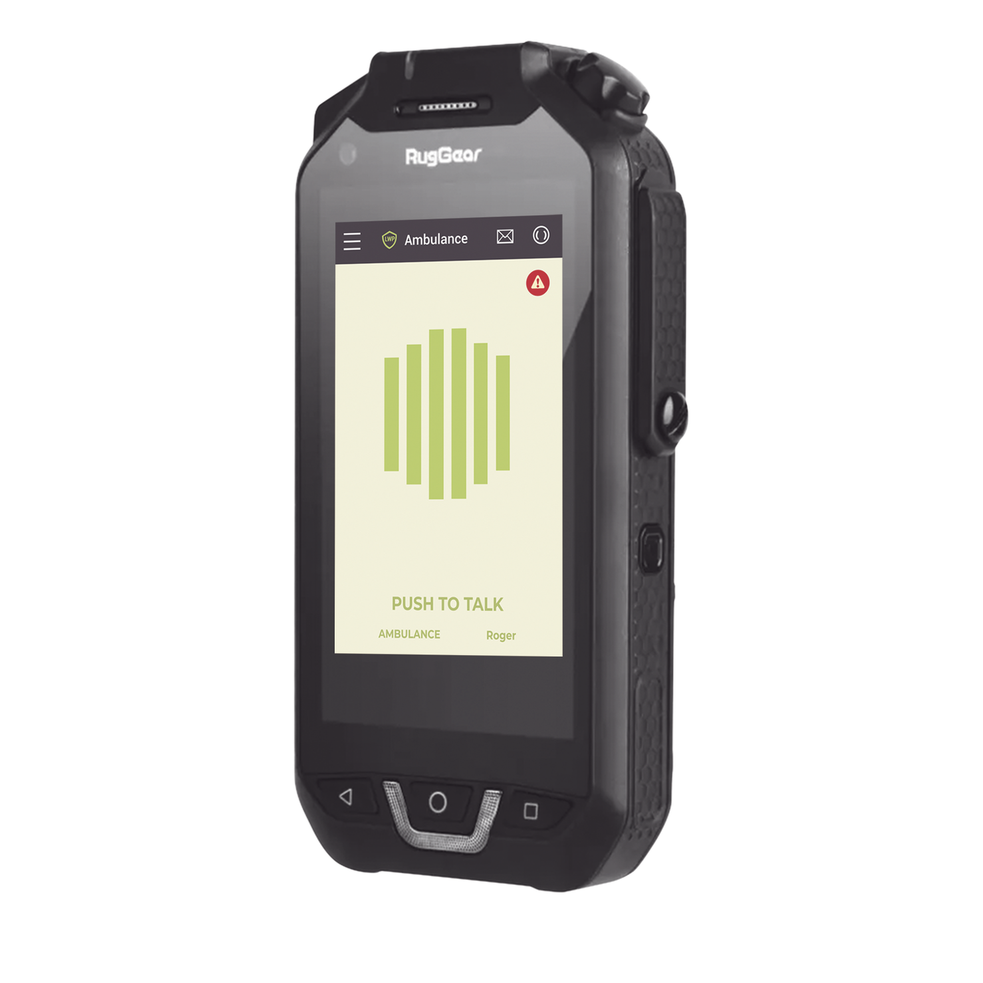 Radio PoC LTE / MCPTT / Botón PTT y Selector Dedicado / Altavoz 105 dB / IP68 y MIL-STD-810H / Batería 5000 mAh — TASSTA · SKU RG750-TSMART