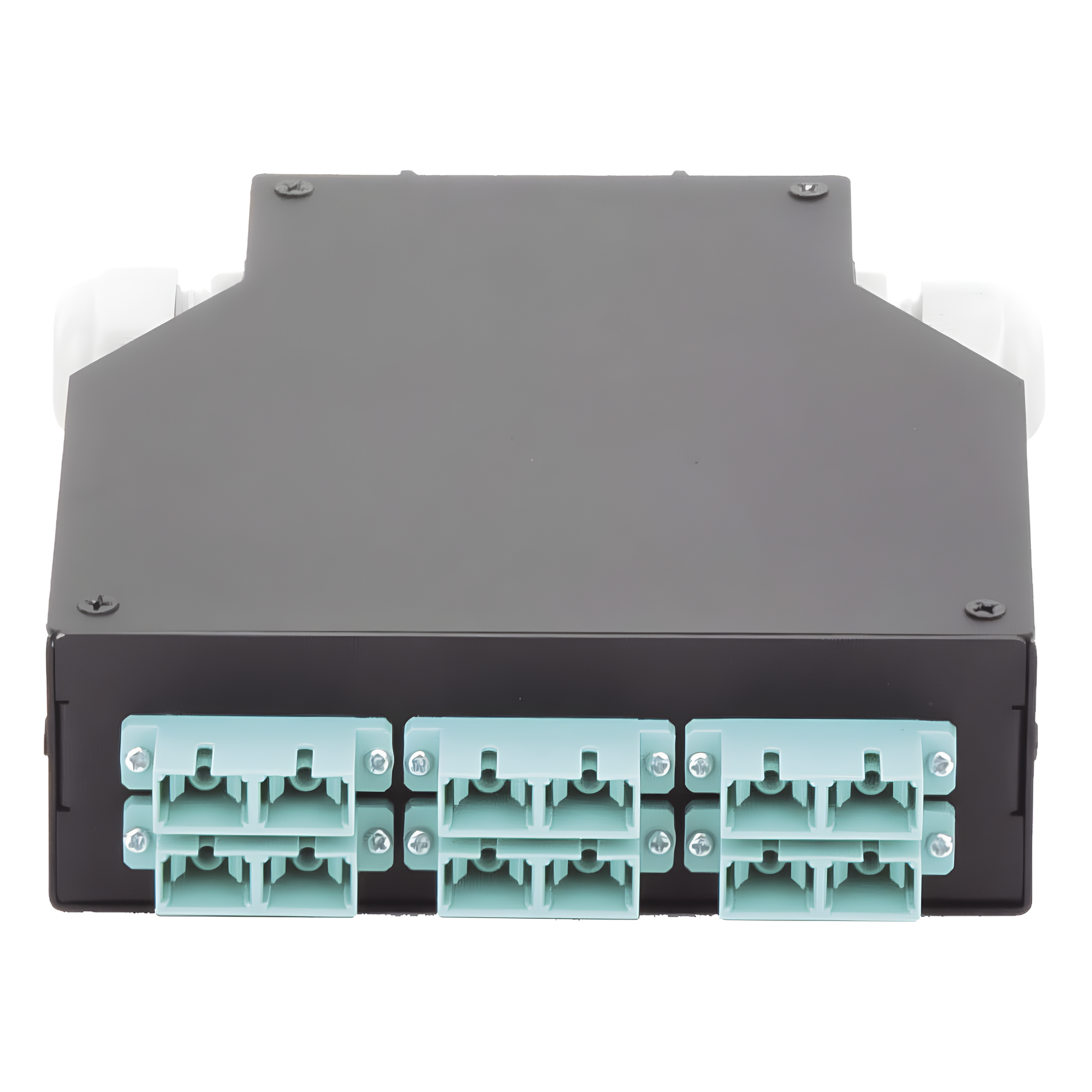 Distribuidor de Fibra Óptica / Riel DIN / 6 Acopladores SC/UPC / Multimodo / 24 Fusiones / 0.13 x 0.41 x 0.47 ft — LINKEDPRO BY EPCOM · SKU LP-RDSCUMM