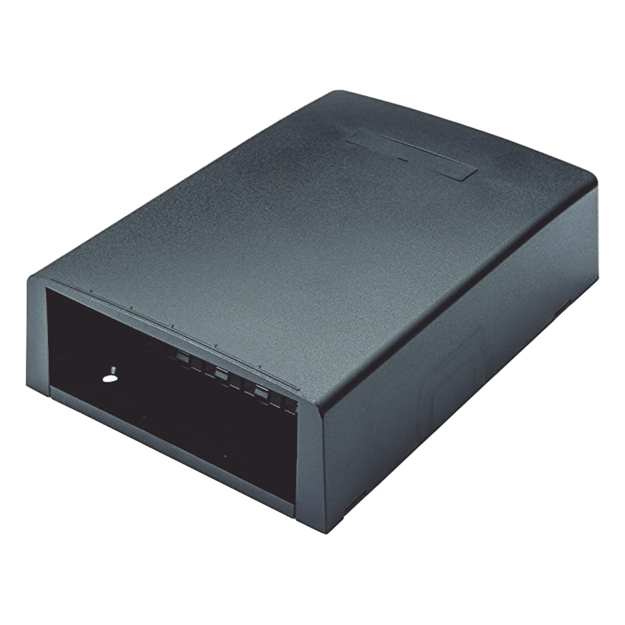 Caja de Montaje en Superficie / 12 Puertos Mini-Com / Almacenamiento 24 m (78.7 ft) Fibra Óptica / Color Negro — PANDUIT · SKU CBXF12BL-AY