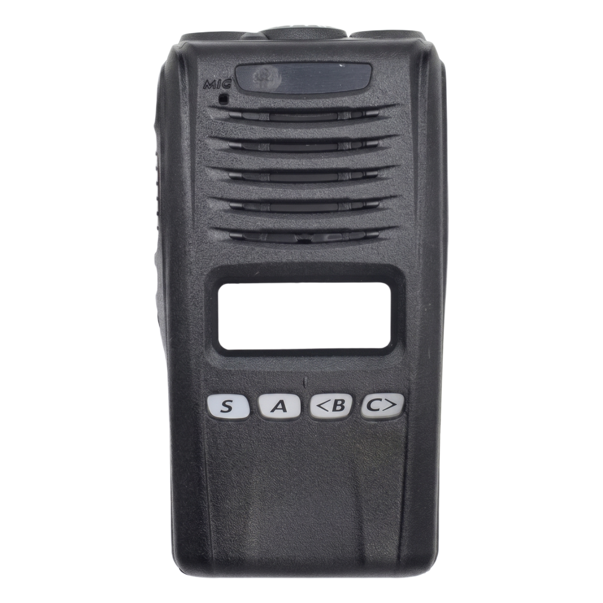 Carcasa de Repuesto / Radio Portátil / Plástico de Alta Resistencia / Diseño Ergonómico / Compatible NX320K2