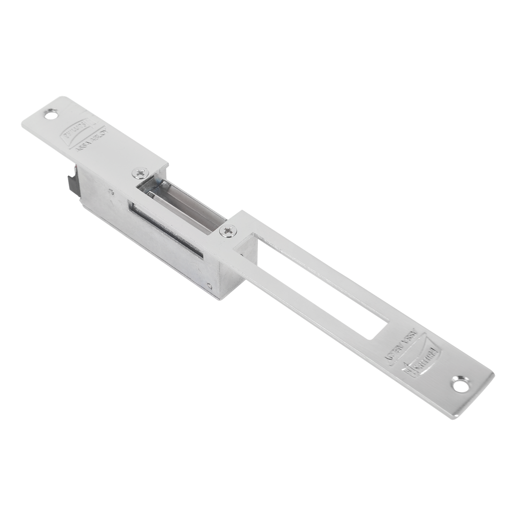 Contrachapa Eléctrica / 12V CA/CD 1A / Acero y Zamak / Cromo / Instalación Empotrada / 250 x 89 x 28 mm — PHILLIPS-ASSA ABLOY · SKU 310C