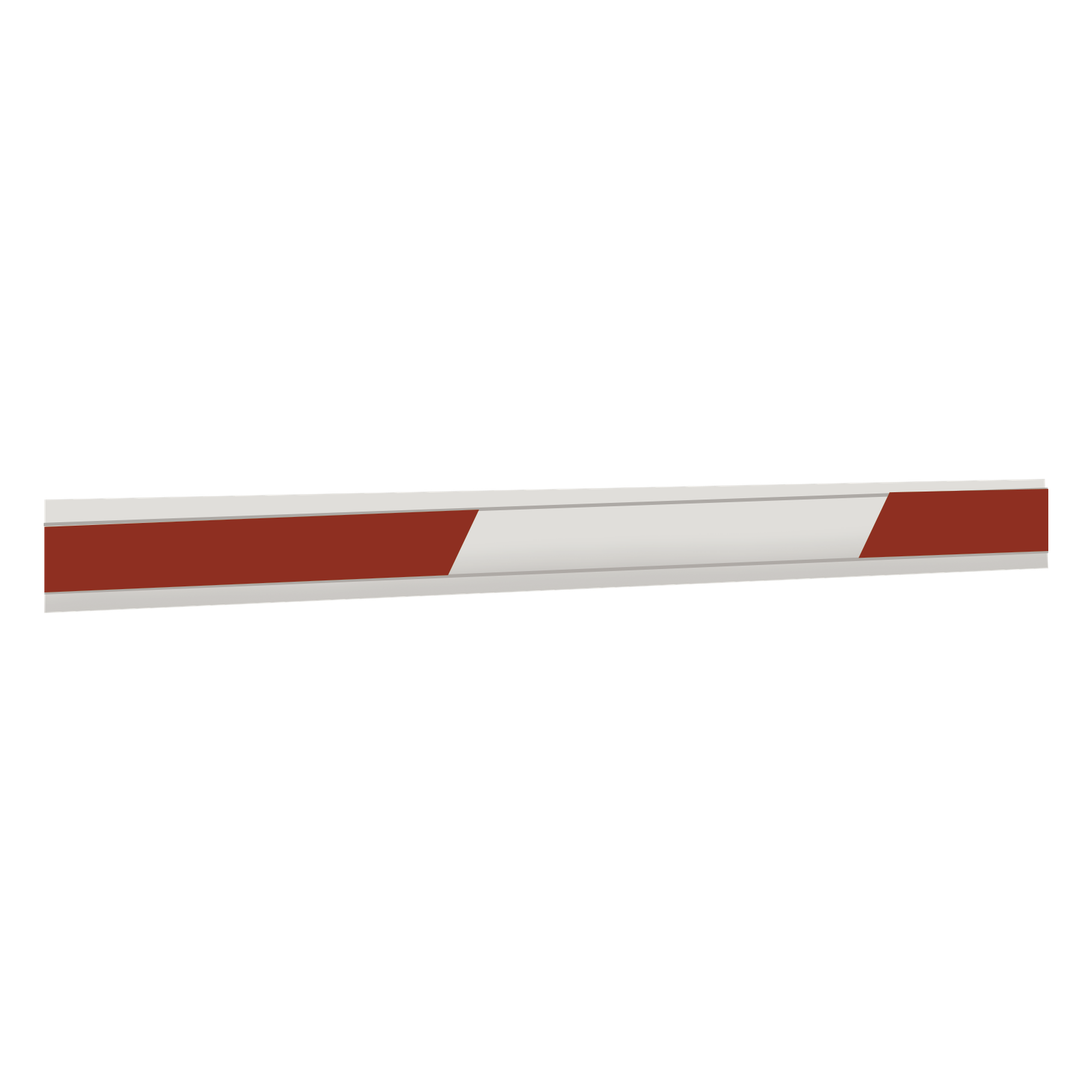 Brazo Rectangular para Barrera / 7 m (23 ft) / Aluminio de Alta Resistencia / Bandas Reflectantes — FAAC · SKU 428064