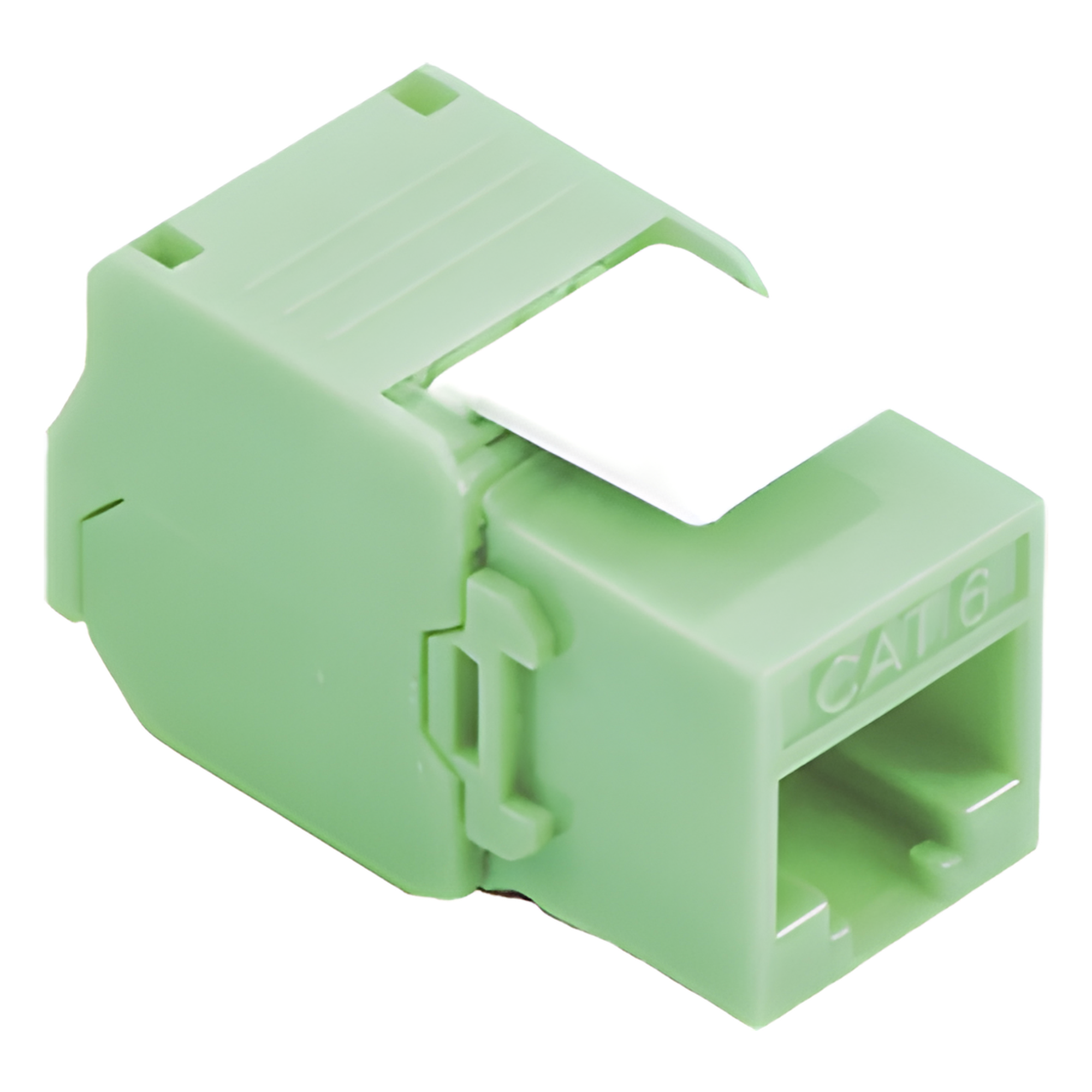 Módulo Jack Keystone / Cat6 UTP / Terminación 180° / Toolless / 1 Puerto / Verde — LINKEDPRO BY EPCOM · SKU LP-KJ-610-TTGR