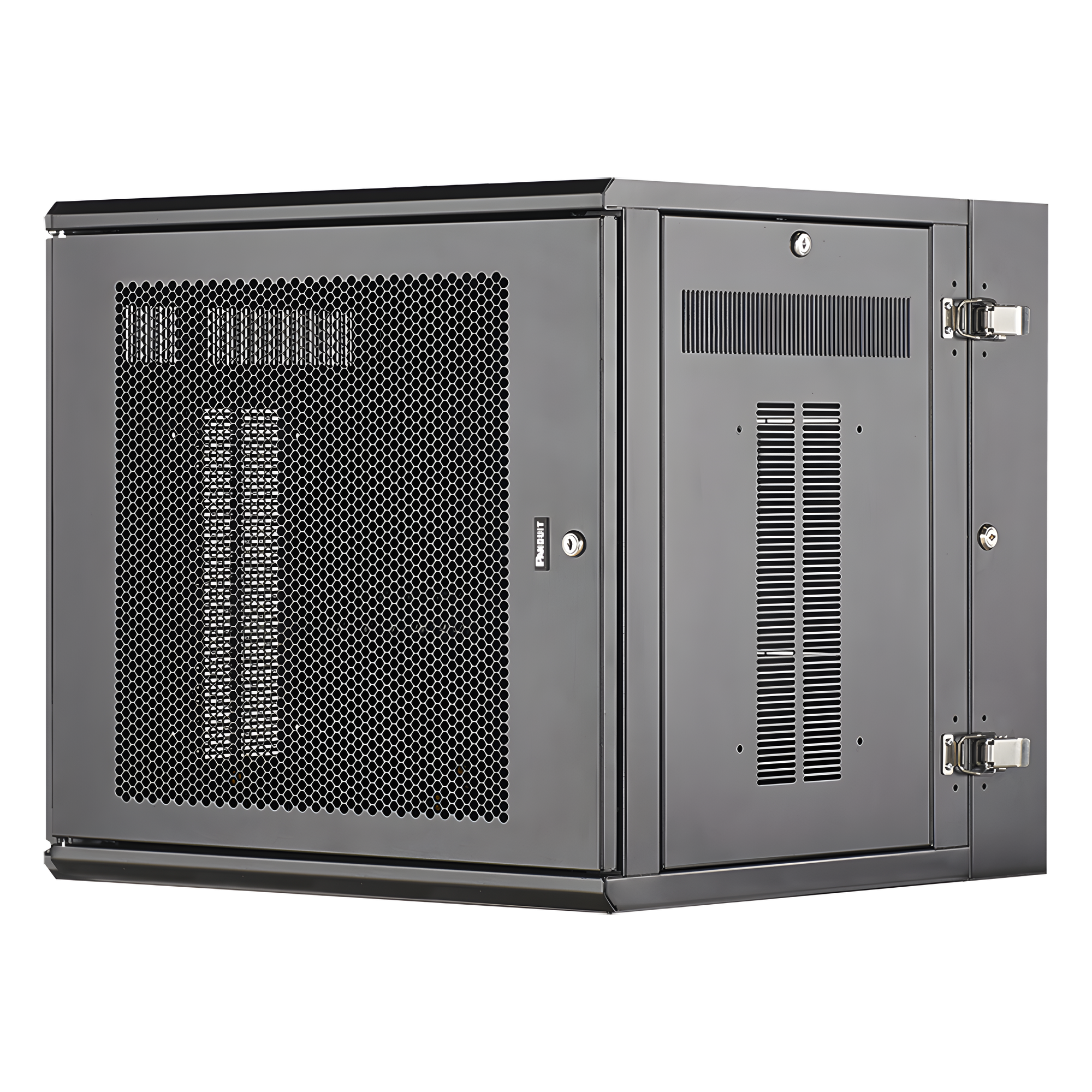 Gabinete de Montaje en Pared / 19in / 12 UR / 635mm (2.08ft) Profundidad / Puerta Ventilada / 250 lb Capacidad — PANDUIT · SKU PZWMC12P
