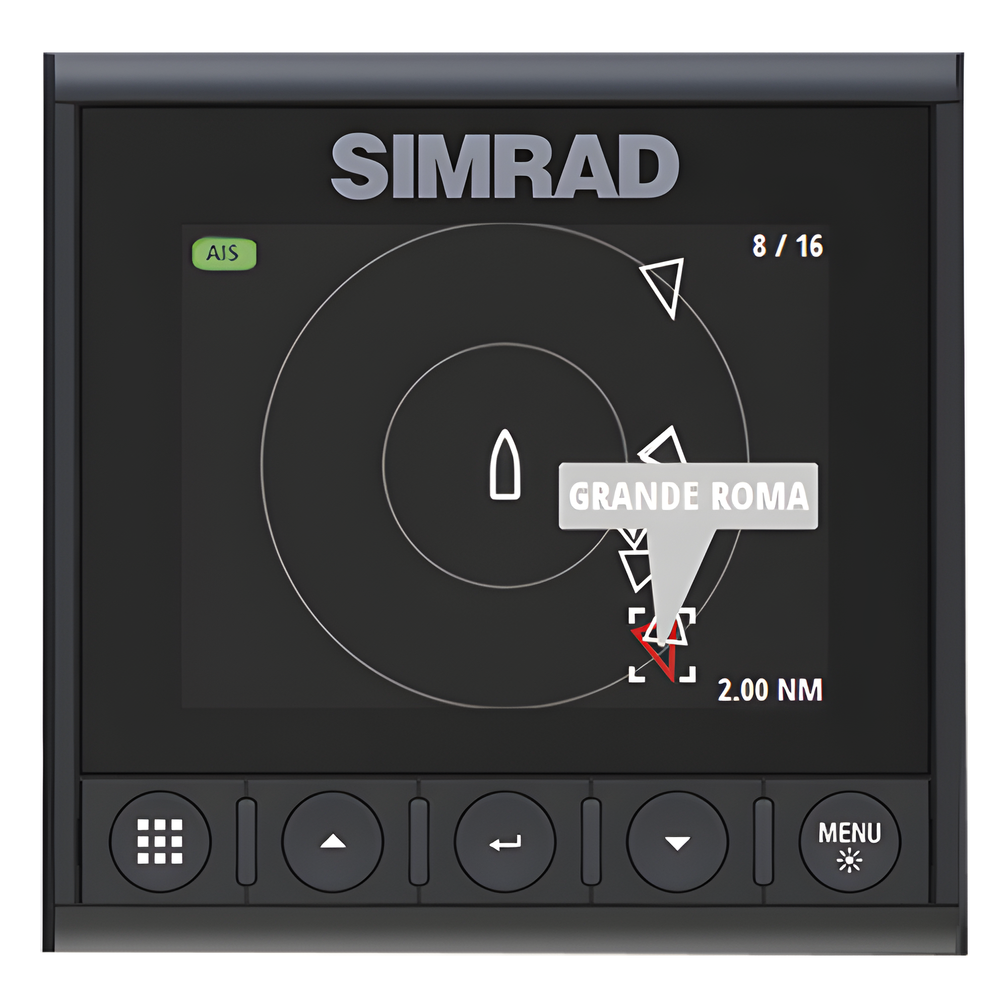 Display Digital Marino / Pantalla Color 4.1" / Enlace Óptico / NMEA 2000 / AIS Avanzado / DSC / Piloto Automático — SIMRAD · SKU 000-13285-001