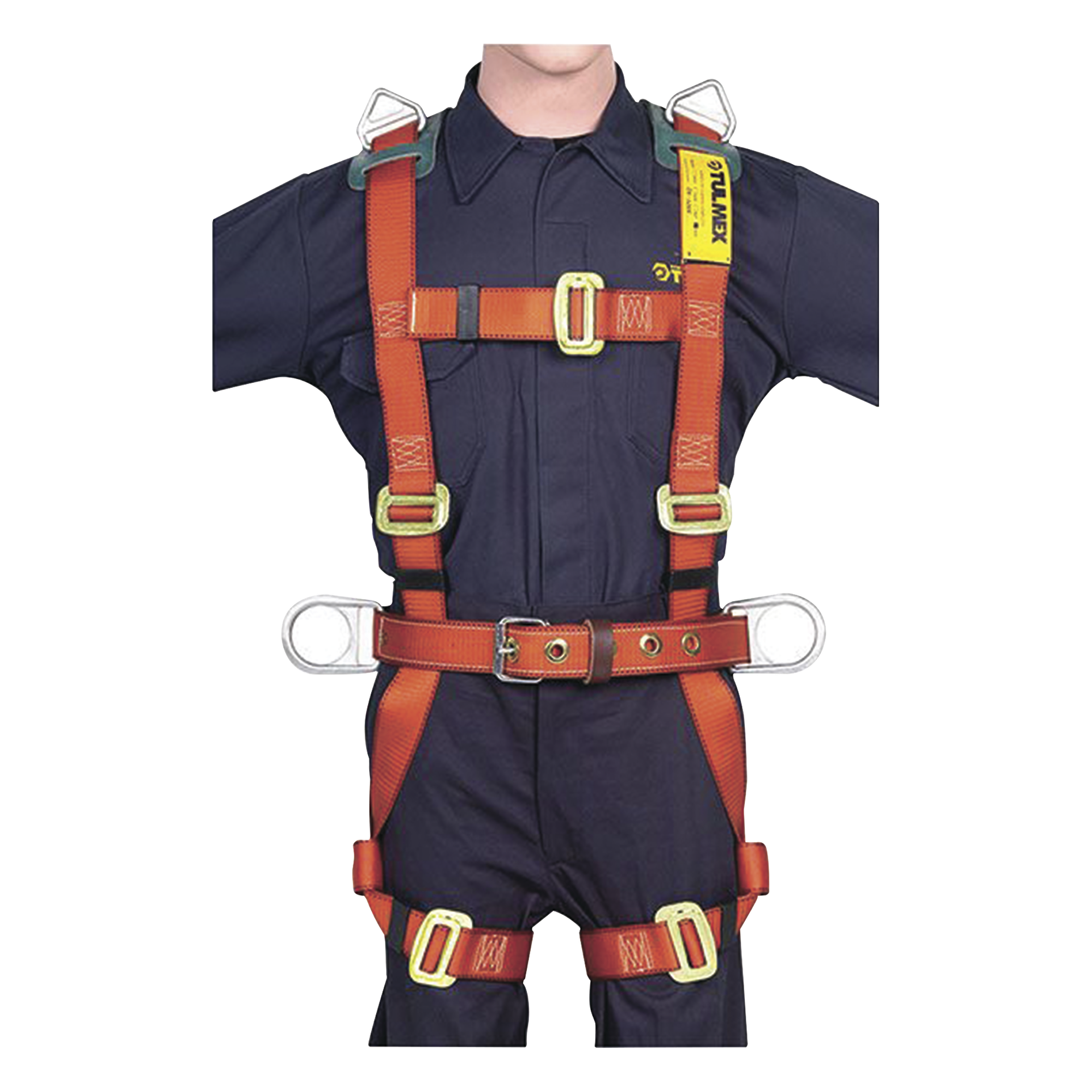 Arnés de Cuerpo Completo / Parar Caídas, Rescatar y Posicionar / 2.287 kg / ANSI, OSHA, ISO — TULMEX · SKU 5438