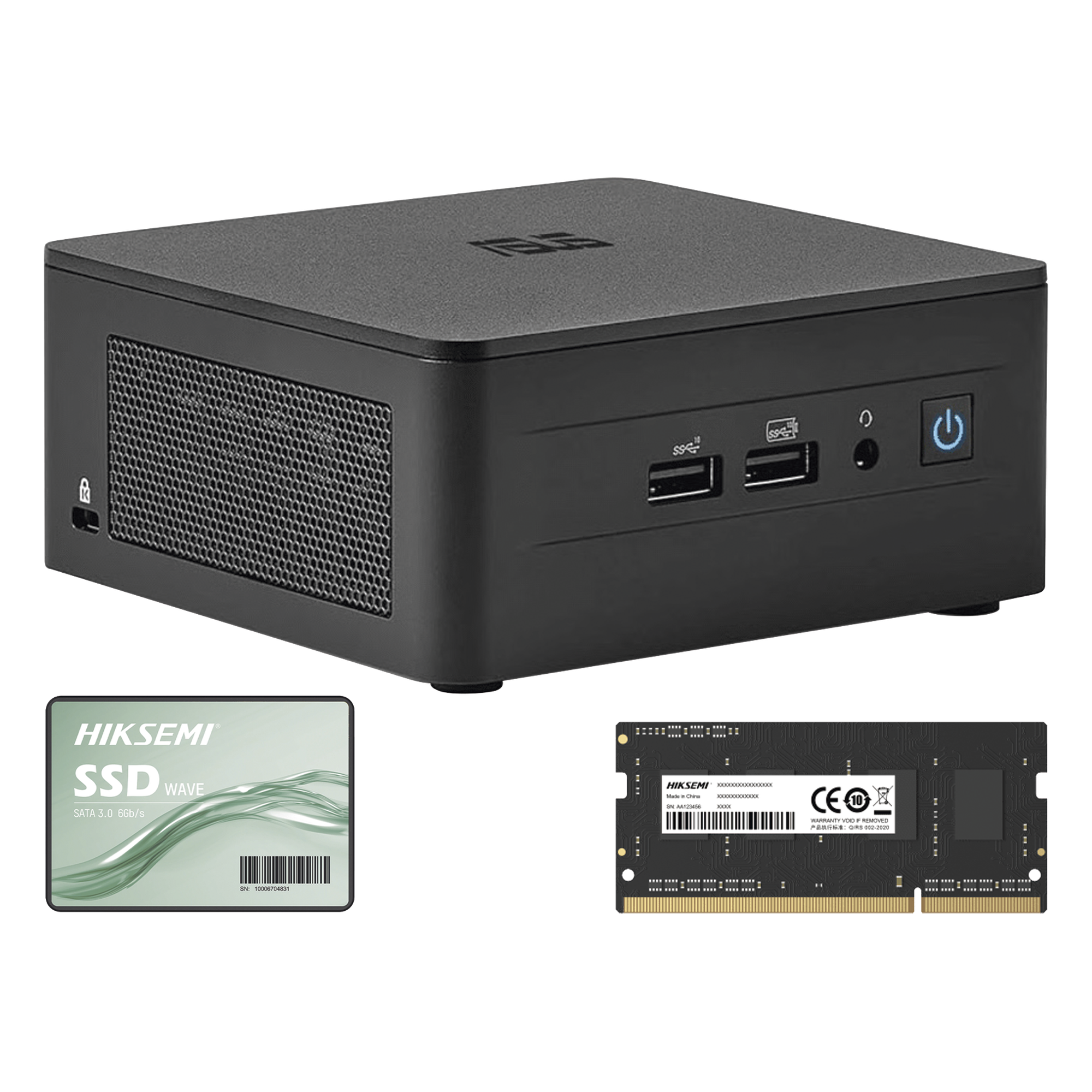 Mini PC / Core i7-1360P / 16 GB DDR4 3200 MHz / SSD NVMe 512 GB / Sin Sistema Operativo / Soporte Multipantalla — ASUS · SKU NUCASI713I16G512G