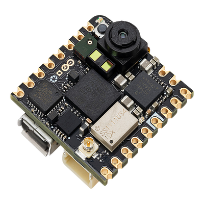 Drones, Robots e Industrial — Placa de Desarrollo Arduino® Nicla Vision / Visión por Máquina en el Borde / STM32H747 Dual-Core / Cámara 2MP / Wi-Fi + Bluetooth® / Sensores IMU 6 Ejes + ToF / Crypto SE050C2 / Compatibilidad Arduino Cloud