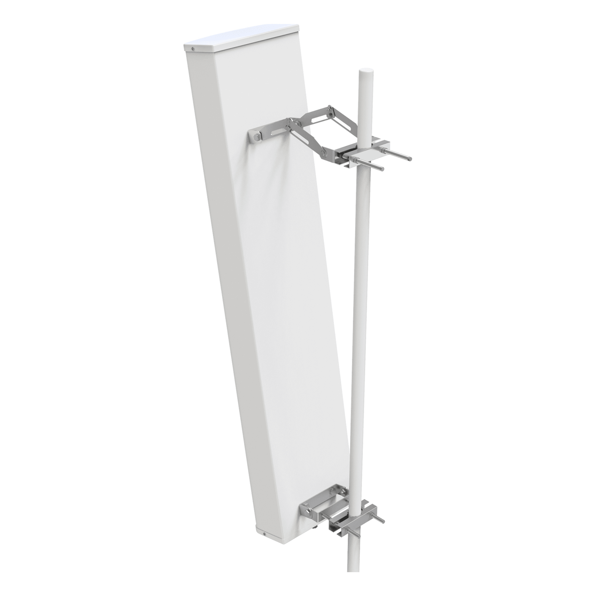 Antena Sectorial para Exterior / 1710-2190 MHz / Ganancia 18 dBi / Ancho de Banda 480 MHz / VSWR ≤1.5 / Potencia 200W / IP65 / Viento 60 m/s