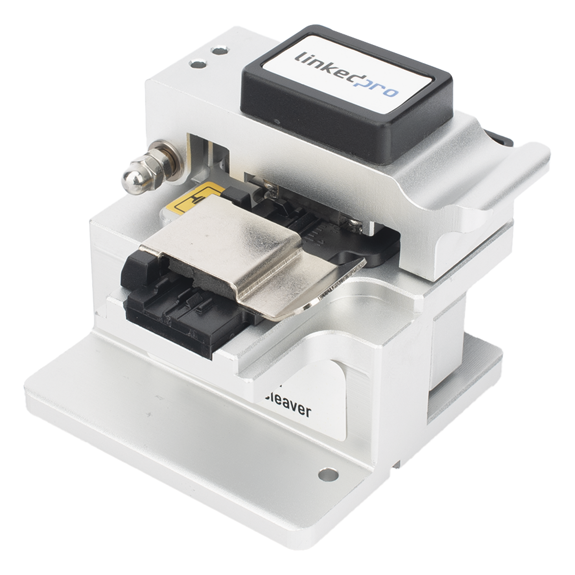 Cleaver para Fibra Óptica / 48,000 Cortes / Cuchilla Rotativa Automática / 63×56×56 mm (2.5×2.2×2.2 in) / 260 g — LINKEDPRO BY EPCOM · SKU LP-FC02