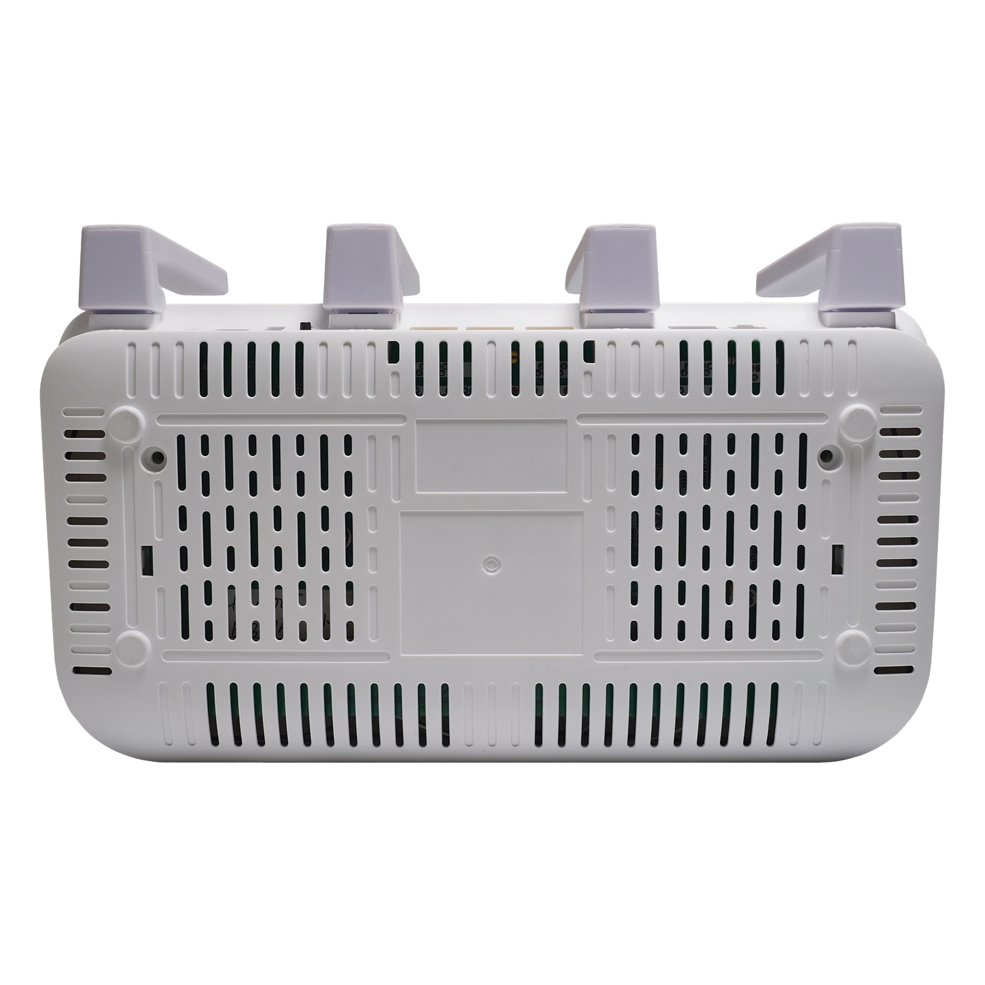 ONU DualMode / Wi-Fi 6 / 4 Puertos Gigabit / 1 Puerto FXS / 1 Puerto PON SC/UPC / USB / 0.82 × 0.48 × 0.12 pies