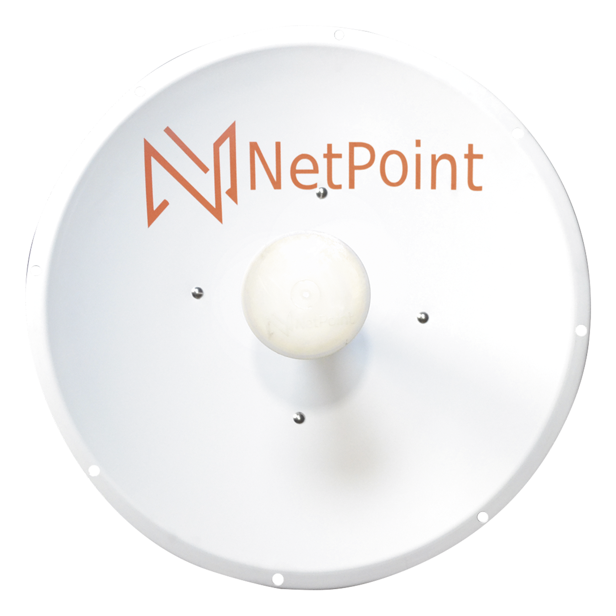 Antena Direccional / 100 cm (3.3 ft) / 4.9-6.4 GHz / Ganancia 35.3 dBi / Polarización Dual / Resistencia Viento 120 km/h — NetPoint · SKU NP2GEN2