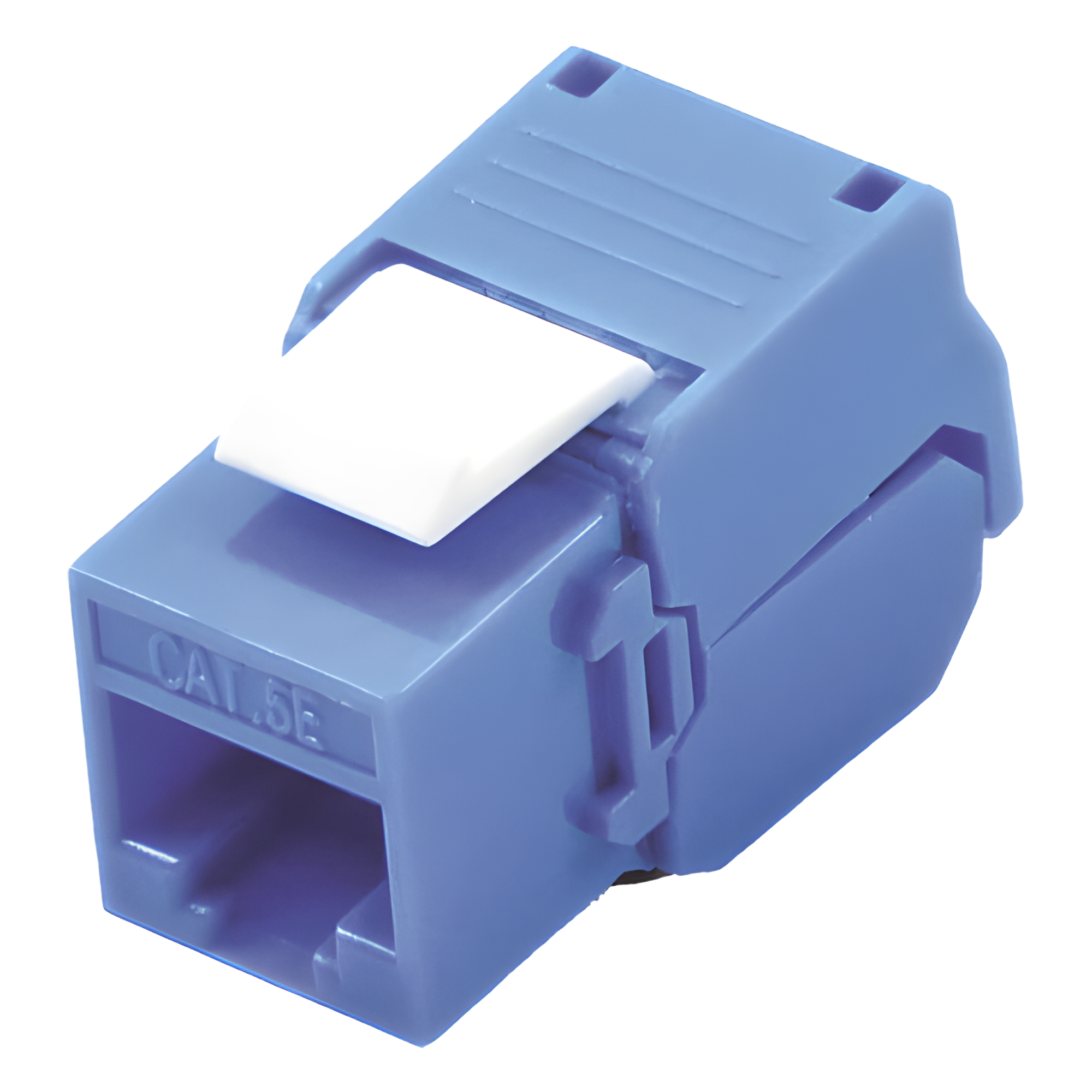 Módulo Jack Keystone / Cat5e / Toolless / Terminación 180° / RJ45 / Sin blindaje / Azul — LINKEDPRO BY EPCOM · SKU LP-KJ-516-TTBU
