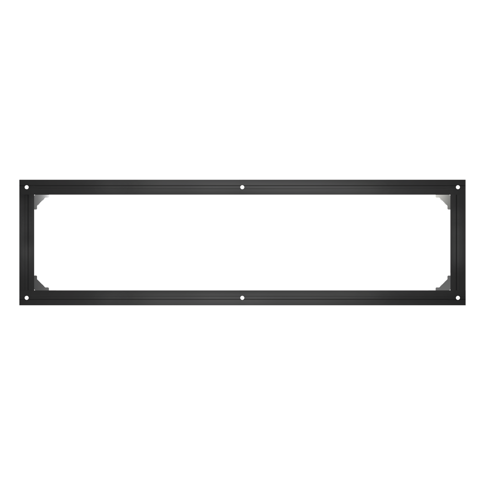 Montaje de Pared para 2 Paneles LED / Aluminio / Interior / Diseño 1x2 / 4 kg / Compatible MWF, GWF, CWF, ZWDB — HIKVISION · SKU DS-DL126033W