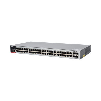Switch Empresarial, Administrable L2+, 48 Puertos Gigabit y 4 Puertos Uplink SFP 2.5G