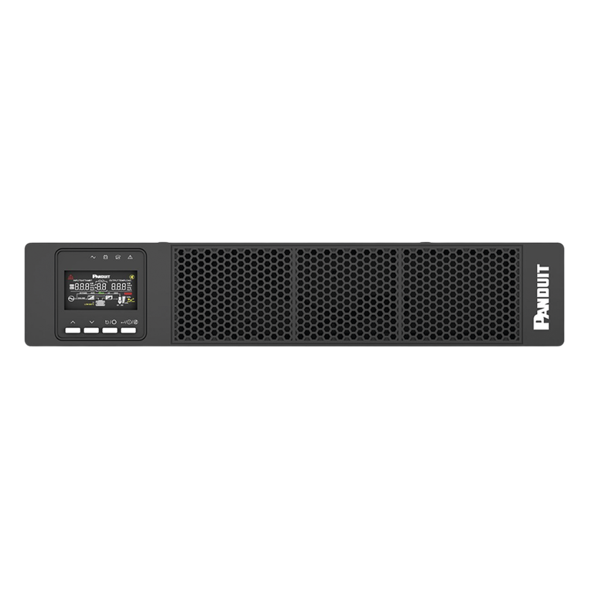 UPS Online Doble Conversión / 1000 VA / 1000 W / 120 Vca / Factor de Potencia 1.0 / 6 Tomas NEMA 5-15R / 2 UR / Onda Senoidal Pura — PANDUIT · SKU U01N11V