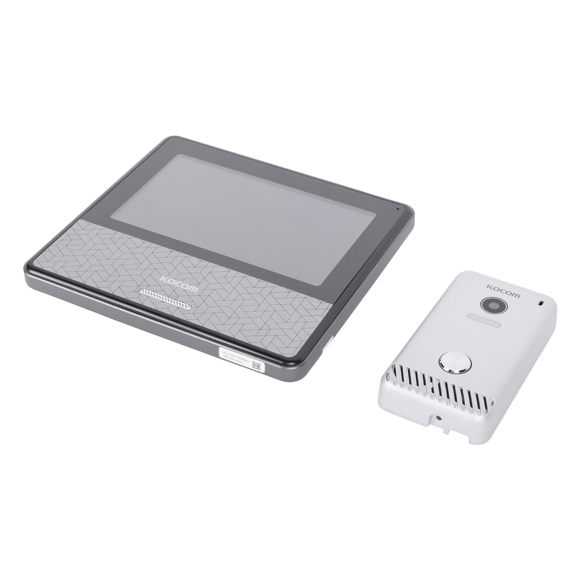 Kit de Videoportero IP / Monitor Wi-Fi / Apertura Remota por App / Alimentación 110 VCA / Diseño Compacto — KOCOM · SKU KCVS701IP2WB