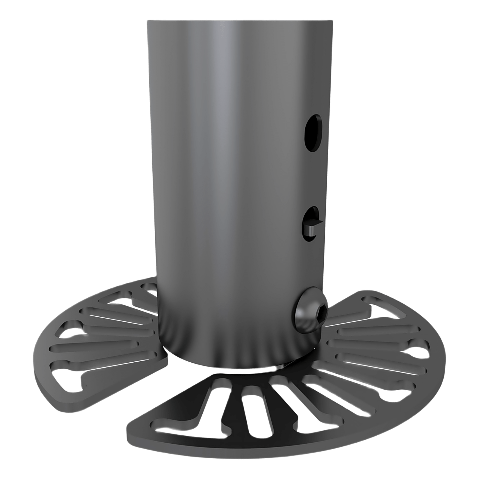 Soporte de Montaje Universal / Cámara Domo / 125 mm (4.92 in) de Diámetro / Altura Ajustable 45.2 mm (1.78 in) / Acero de Alta Resistencia