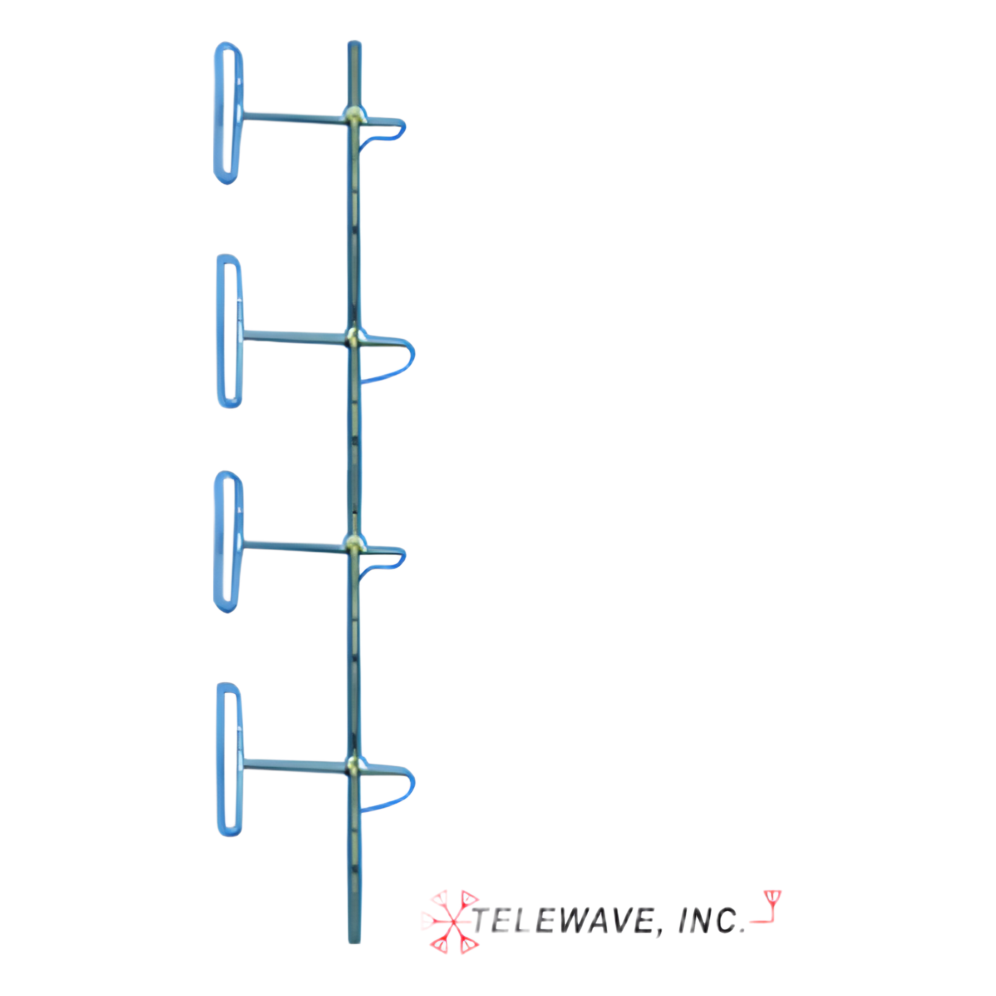 Antena Base VHF / 4 Dipolos / 138-174 MHz / Ganancia 6-9 dB / 16.2 x 3 ft / Resistencia Viento 281 km/h — TELEWAVE, INC · SKU ANT-150D6-9