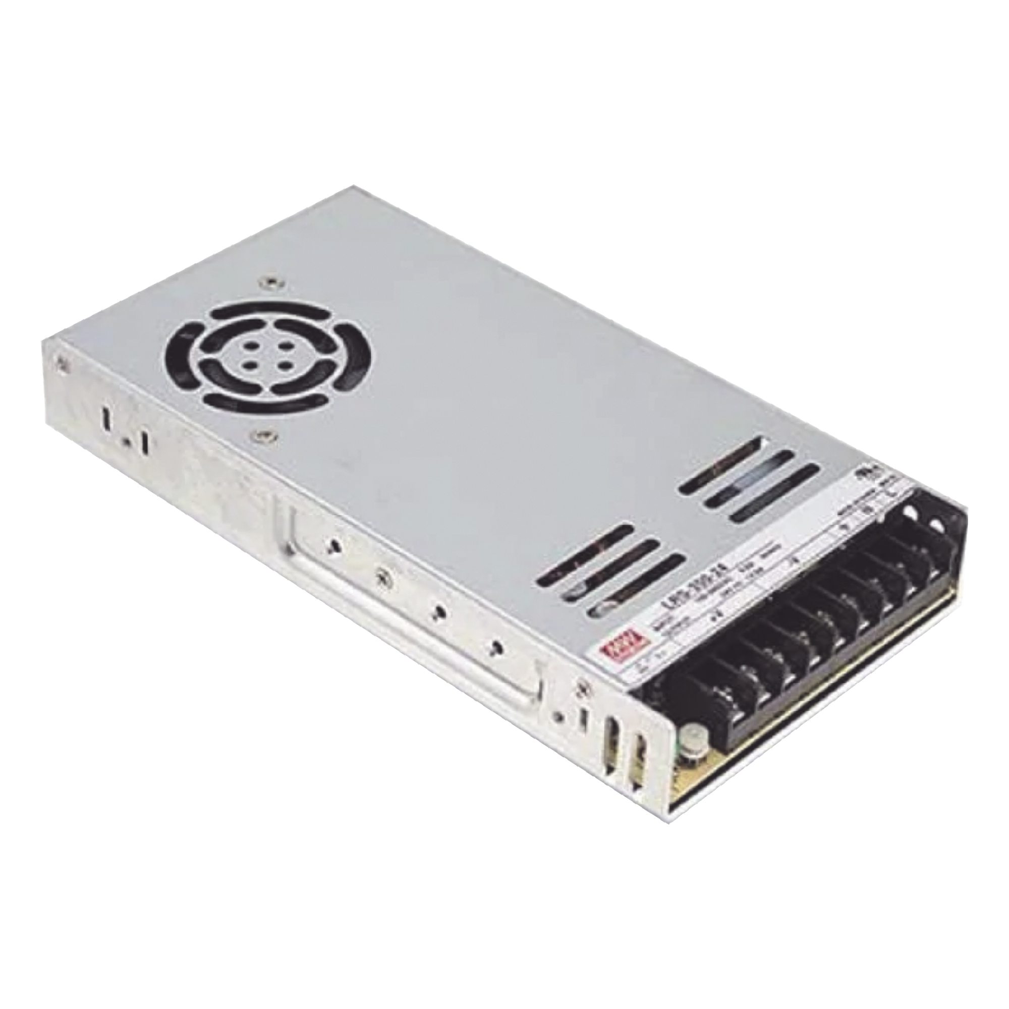 Fuente de Poder Conmutada / 350W / 12Vcc / 29A / Entrada 100-240Vca / 115x30x215 mm (4.5x1.2x8.5 in) — MEANWELL · SKU LRS-350-12