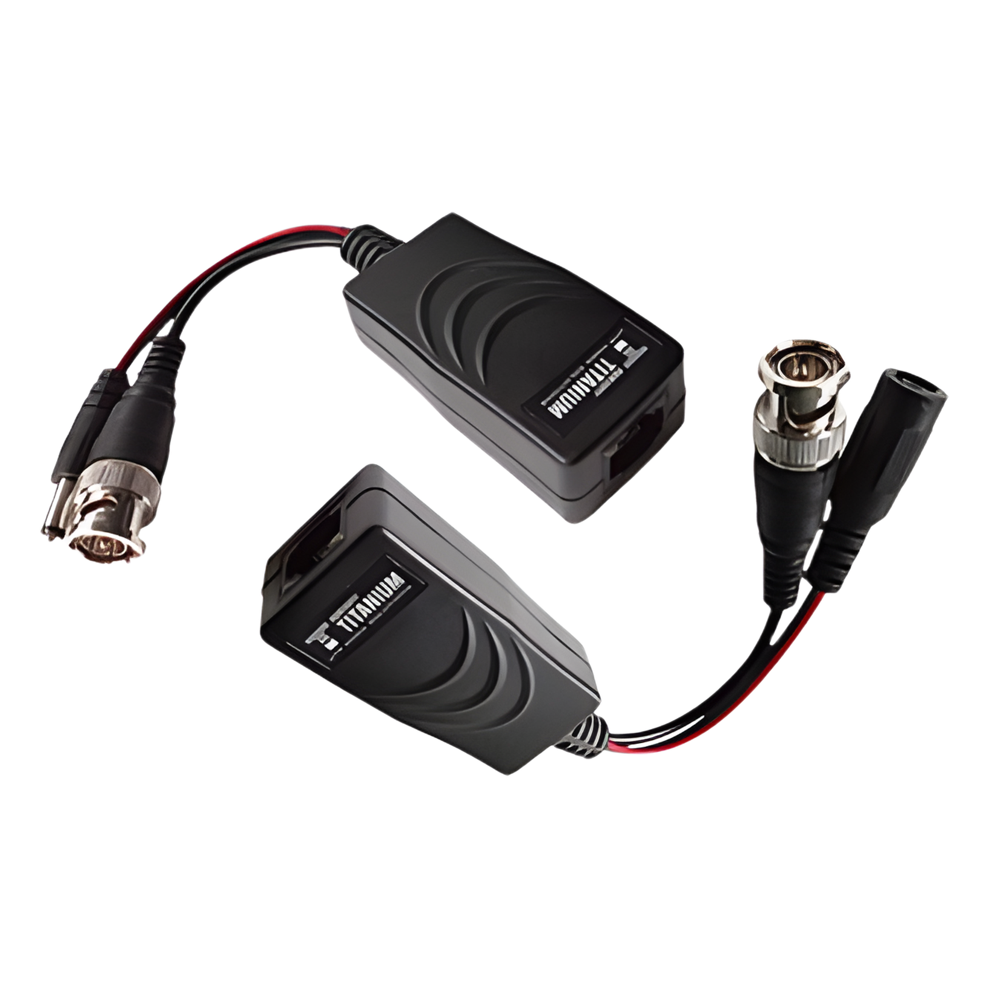 Kit de Transceptores Activos TURBO HD / Conversión 36/24 Vcc a 12 Vcc Regulados / Transmisión 200 m (656.2 ft) / Compatible HD-TVI, HD-CVI, AHD, CVBS / UTP Cat5e/6 — EPCOM TITANIUM · SKU TT-4816-PVTURBO