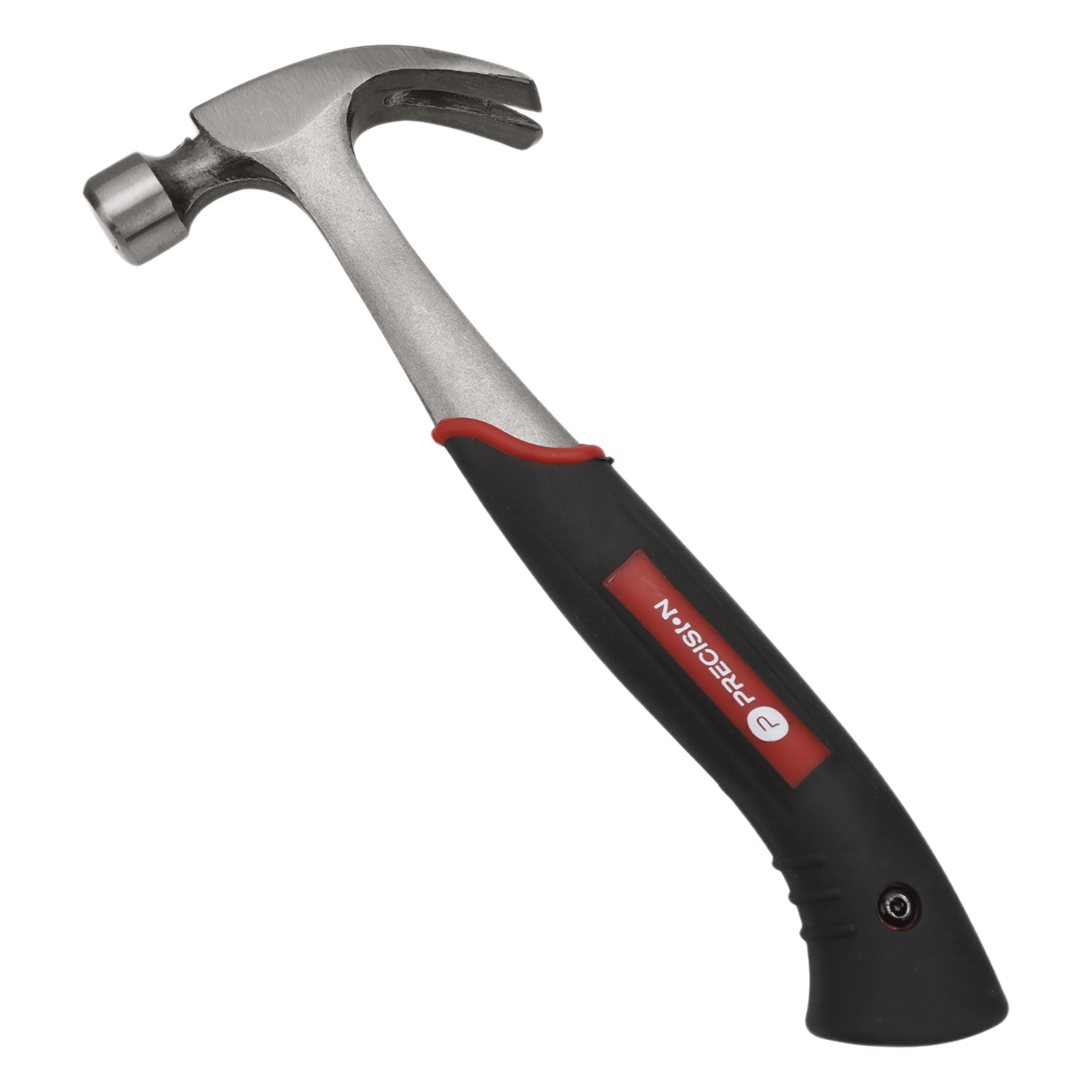Martillo de Uso Rudo / Acero Forjado Monobloque / 16 oz (454 g) / Uña Curva / Sujetador Magnético / Mango Antideslizante — PRECISION · SKU PST-H040-01