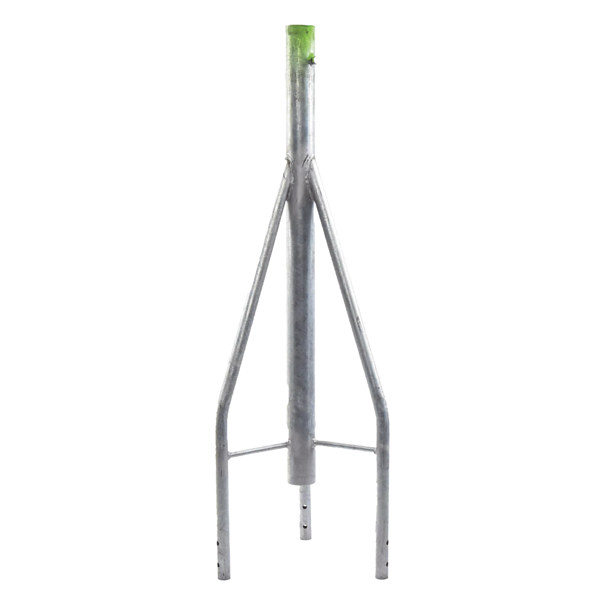 Tramo de Remate para Torre / Tubo Central 2' Cal.18 / Tubos 7/8' Cal.18 / 3 Opresores para Pararrayos / Galvanizado Electrolítico / Compatible STZ-30 — SYSCOM TOWERS · SKU SCZ-30-P