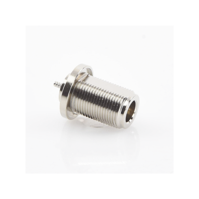 Conector N Hembra de Montaje Trasero/Panel (Chasis) de Anillo Plegable para ensamblar (0.130") en cables tipo RG-316/U, 84316.