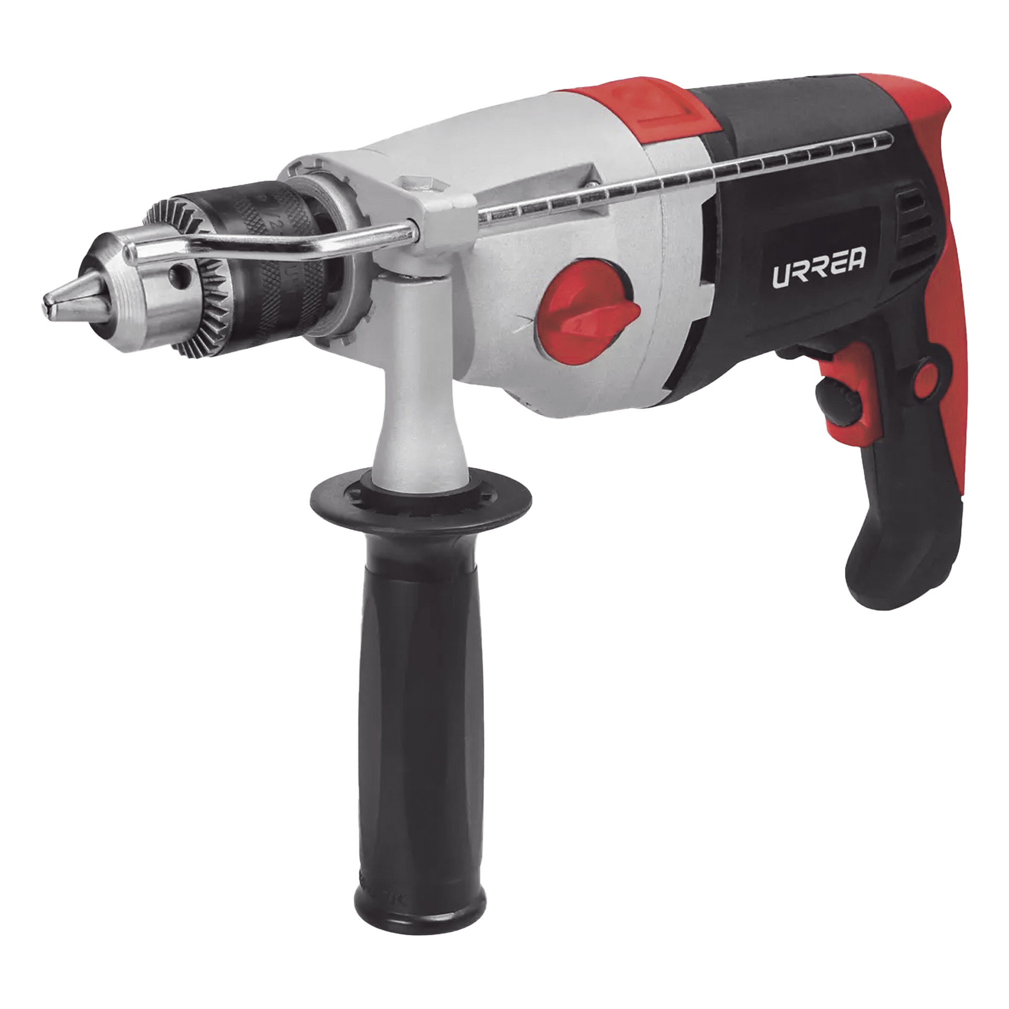 Rotomartillo Eléctrico / 1/2" / 2 Velocidades 1100 y 2800 RPM / 850 W / 120 V / 45000 Impactos por Minuto — URREA · SKU SYS-RM-812F