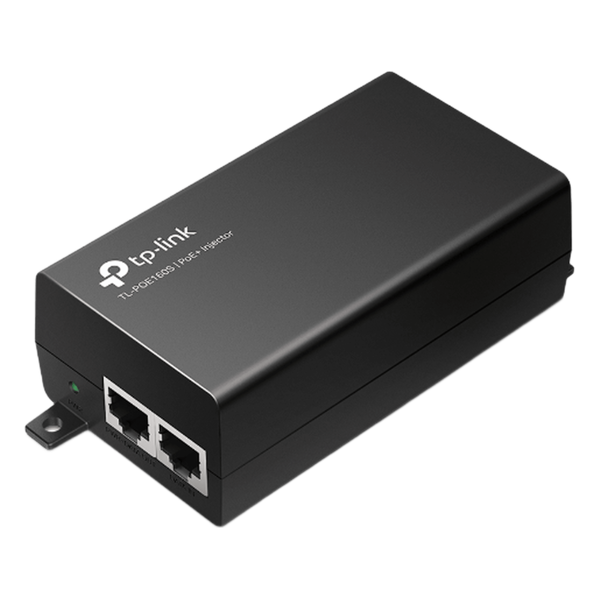 Inyector PoE+ / 30W / Gigabit 802.3af/at / 2 Puertos 10/100/1000 Mbps / Alcance 100 m (328 ft) / Plug and Play — TP-LINK · SKU TL-POE160S