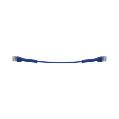 UniFi Ethernet Patch Cable Cat6 de 22 cm (8.66 pulgadas), Color Azul