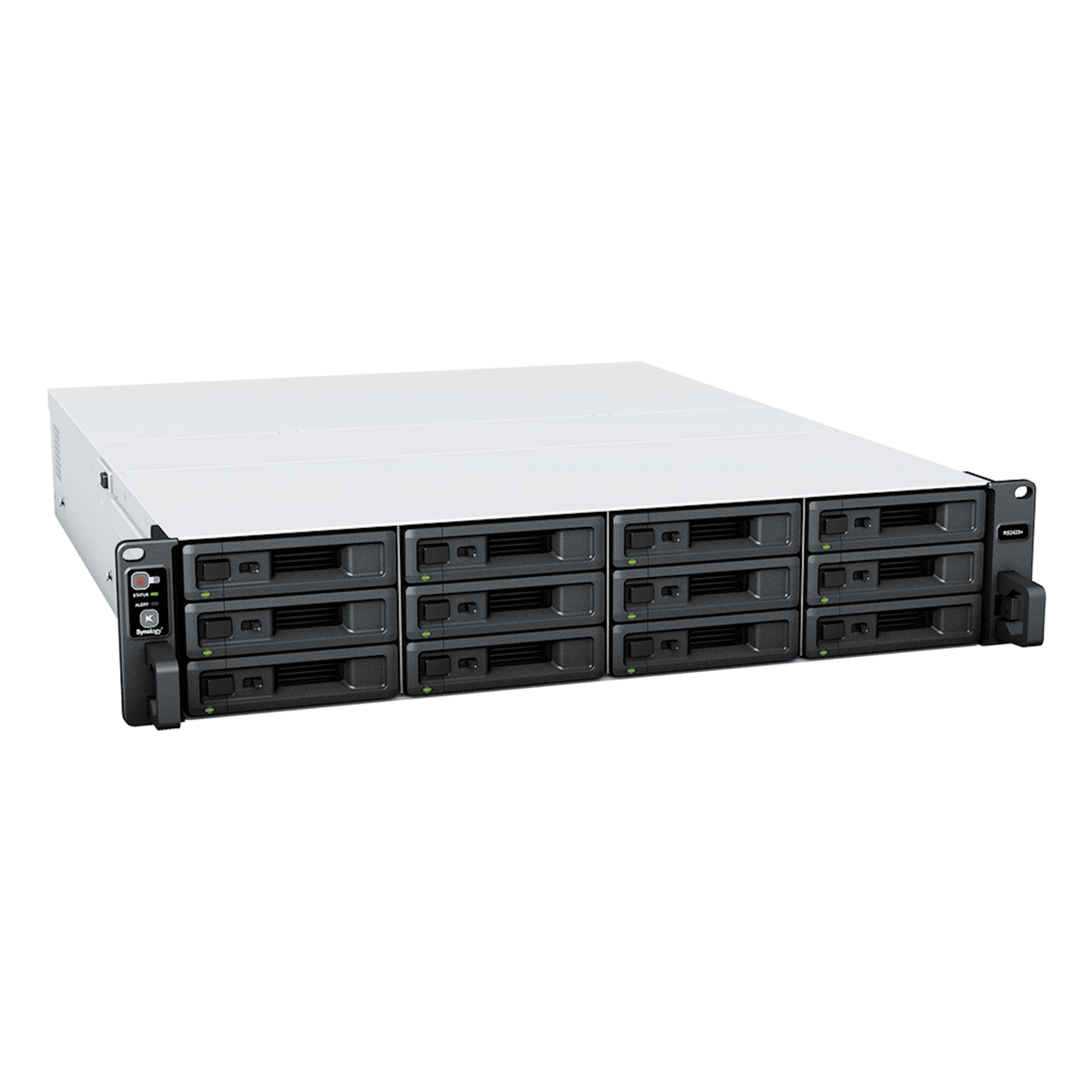 Servidor NAS Rack / 12 Bahías / 2U / Hasta 216 TB (expansible a 432 TB) / Rendimiento 3,500/1,700 MB/s / 10GbE / Fuentes Redundantes / Alta Disponibilidad