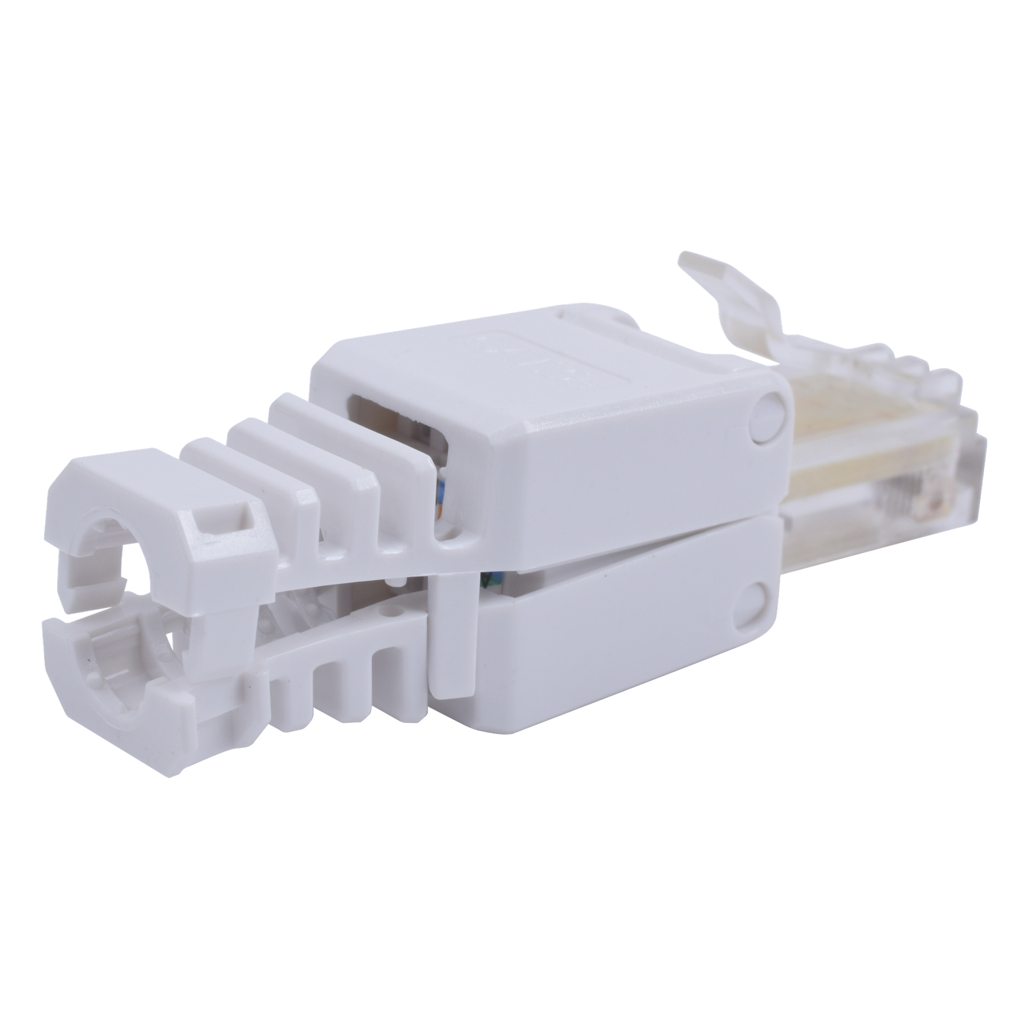 Plug de Campo RJ45 / Cat5e y Cat6 / Sin Herramientas / 1000 VCC / T-568A/B / Policarbonato — LINKEDPRO BY EPCOM · SKU TC5WT