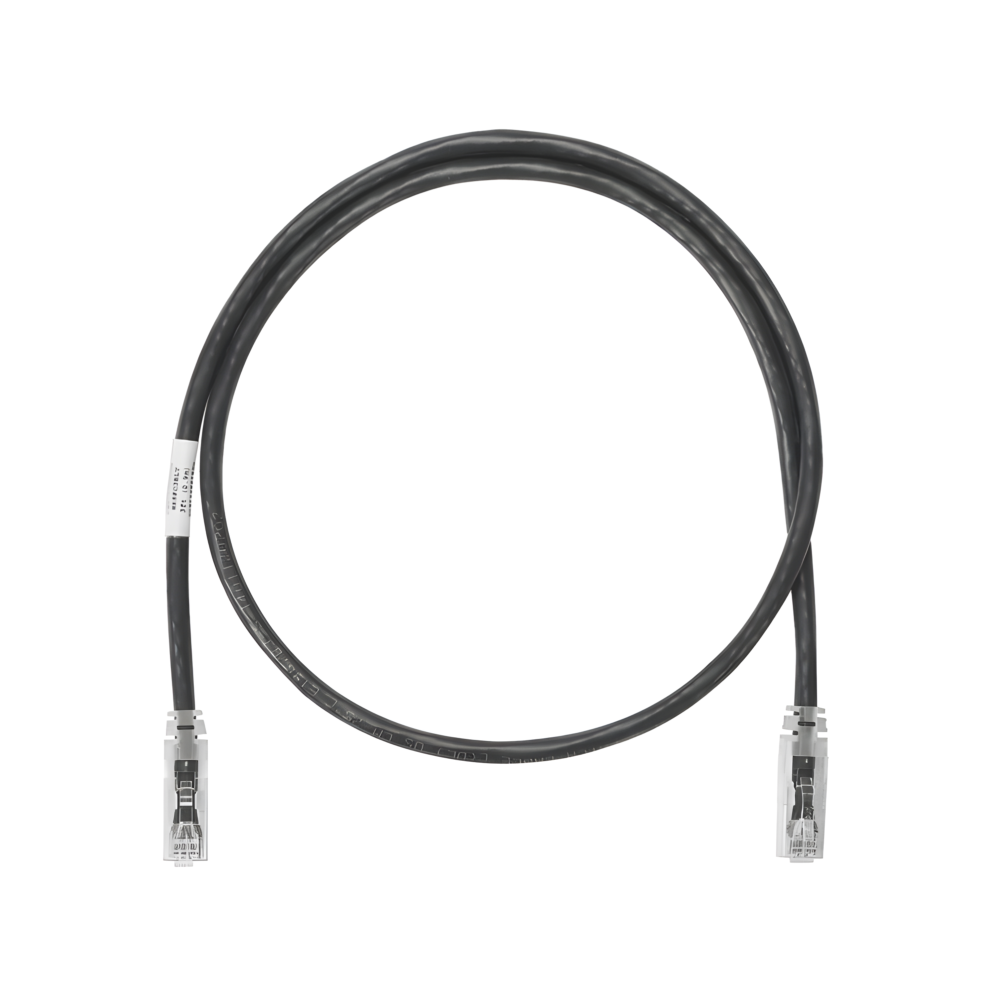 Cable de Parcheo UTP / Cat 6 / 0.3 m (1 ft) / 24 AWG / CM / PoE / Negro — PANDUIT · SKU NK6PC1BLY