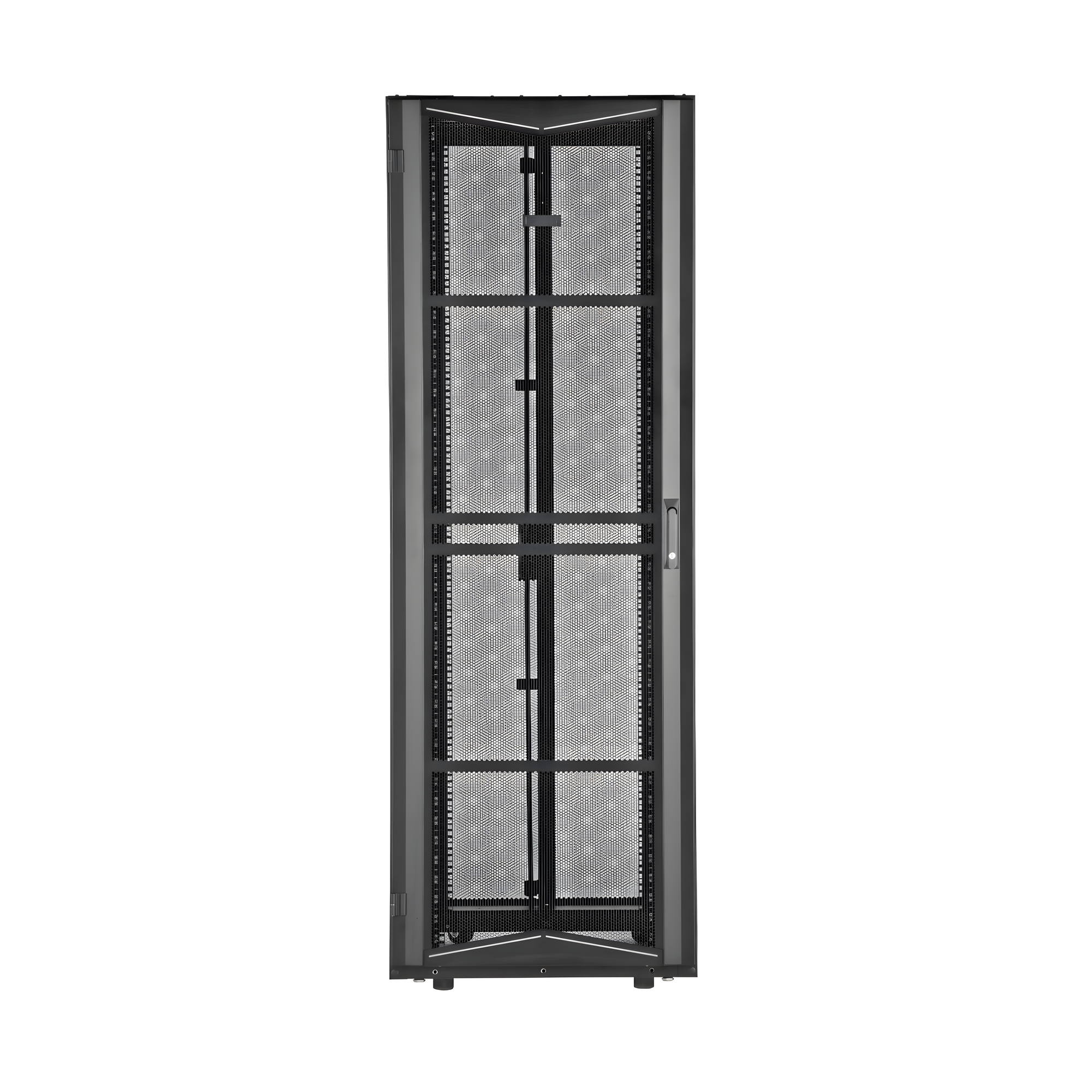 Gabinete para Centros de Datos / 45 UR / 800 mm Ancho / 1070 mm Profundidad / 2.62 ft x 3.51 ft / Acero / Negro