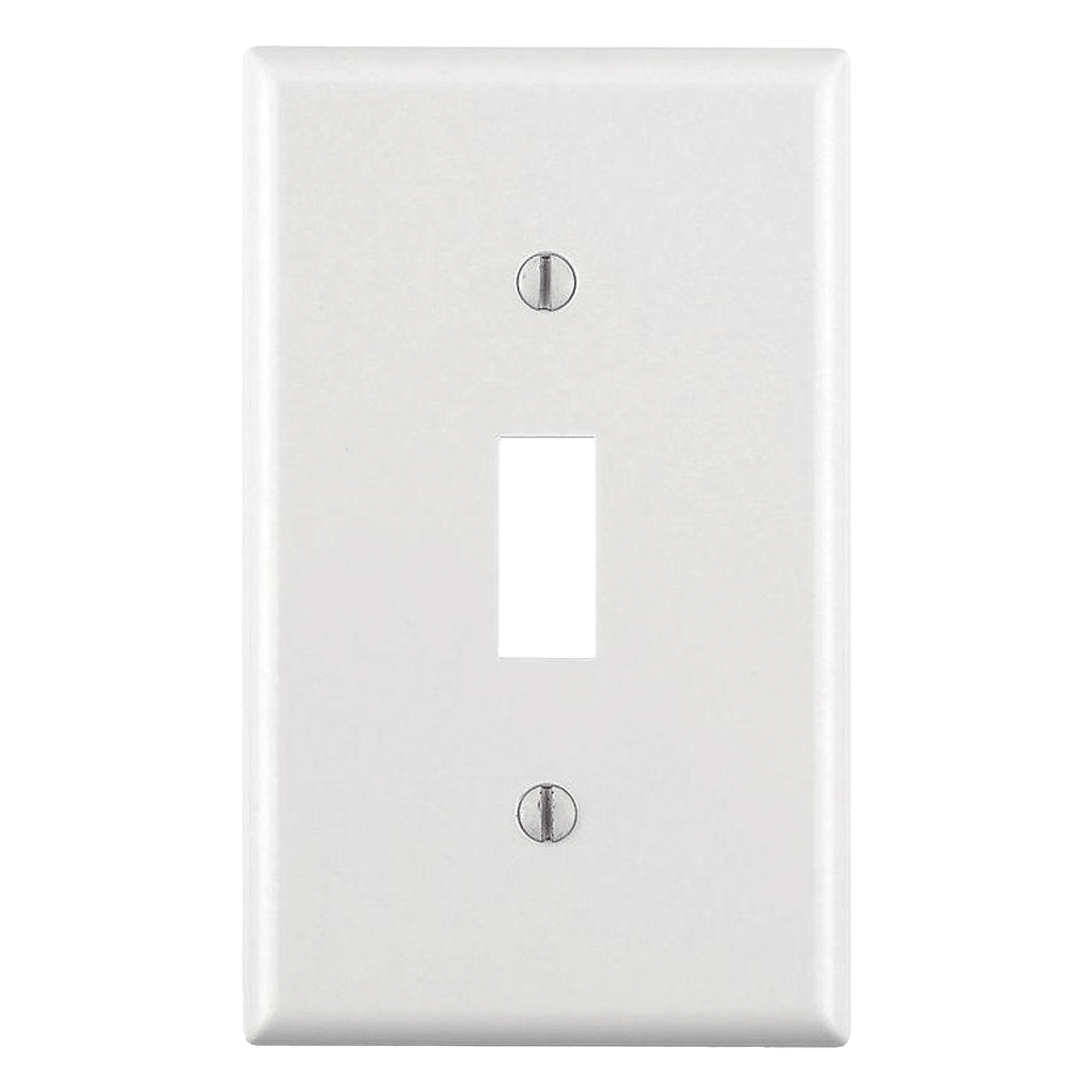 Placa para Interruptor de Palanca / Policarbonato Termoplástico / Blanco / 4.63 x 2.88 x 0.25 in / Vertical — HUBBELL · SKU HUB-P1W